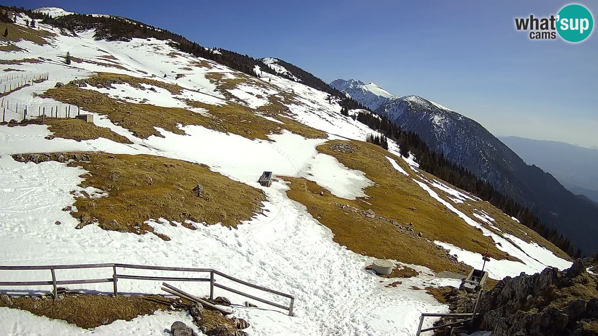 Struška nad Jesenicami spletna kamera planina Svečica (Belška planina) – Karavanke