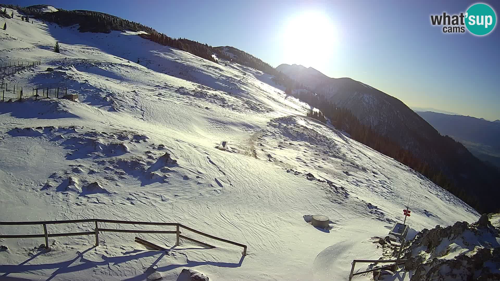 Struška nad Jesenicami spletna kamera planina Svečica (Belška planina) – Karavanke