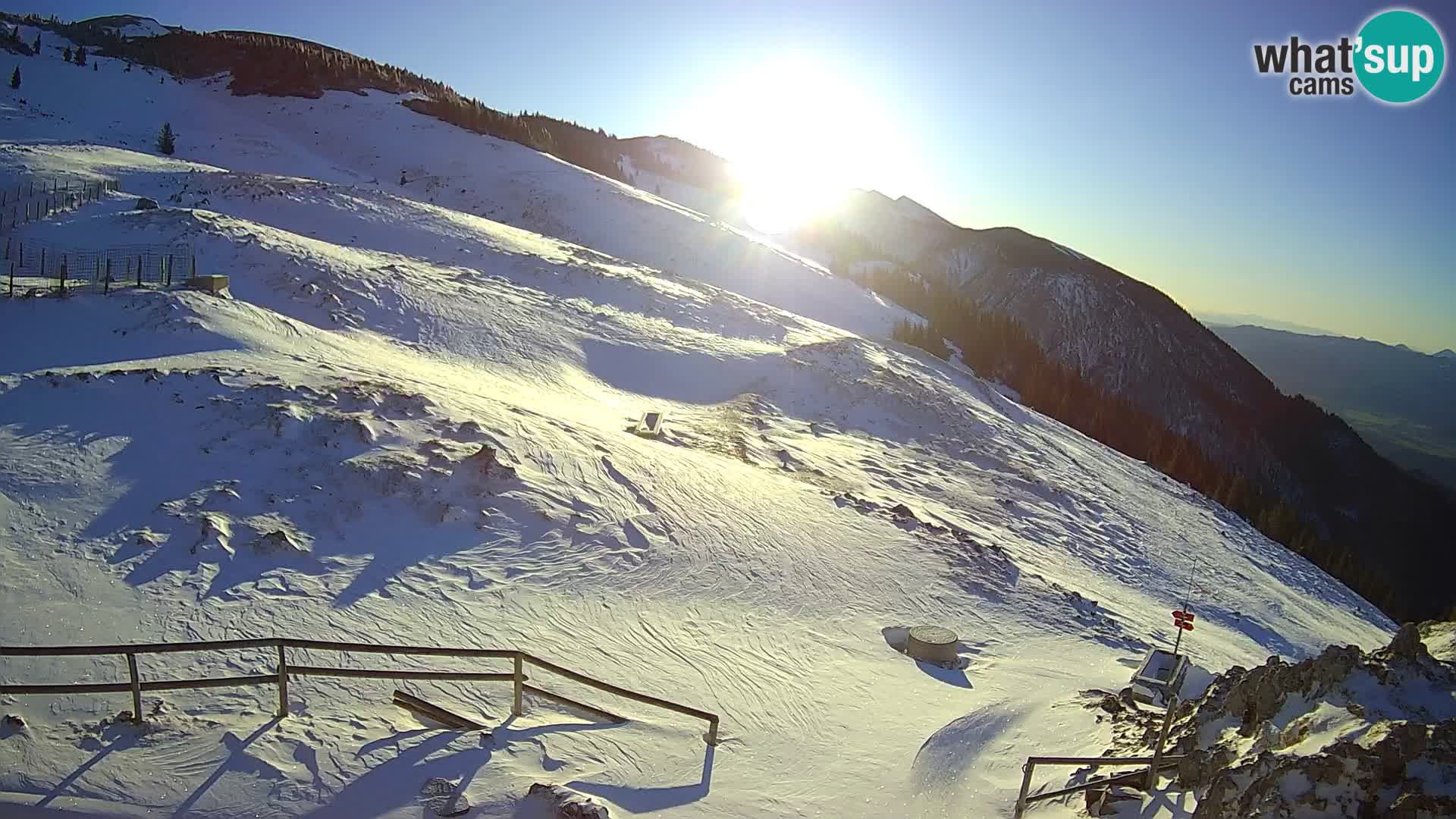 Struška nad Jesenicami Live webcam planina Svečica (Belška planina) – Karavanke – Slovénie