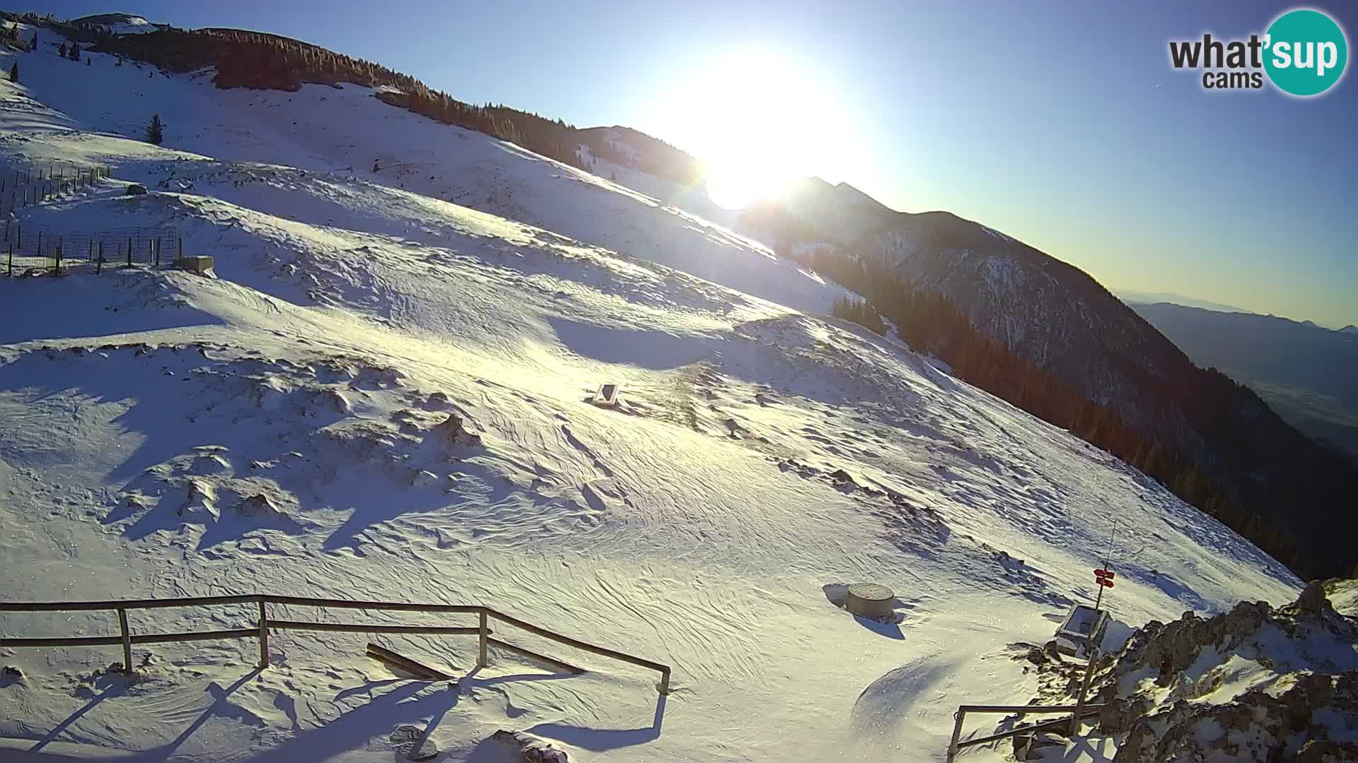 Struška nad Jesenicami Live webcam planina Svečica (Belška planina) – Karavanke – Slovénie