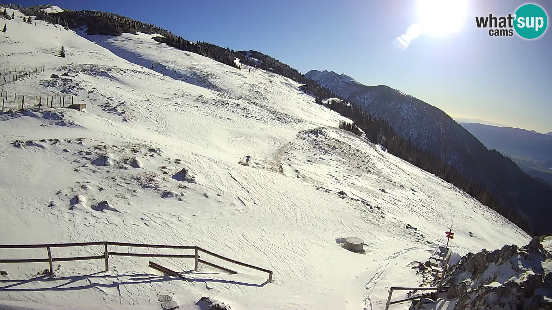 Struška nad Jesenicami Live webcam planina Svečica (Belška planina) – Karavanke – Slovénie