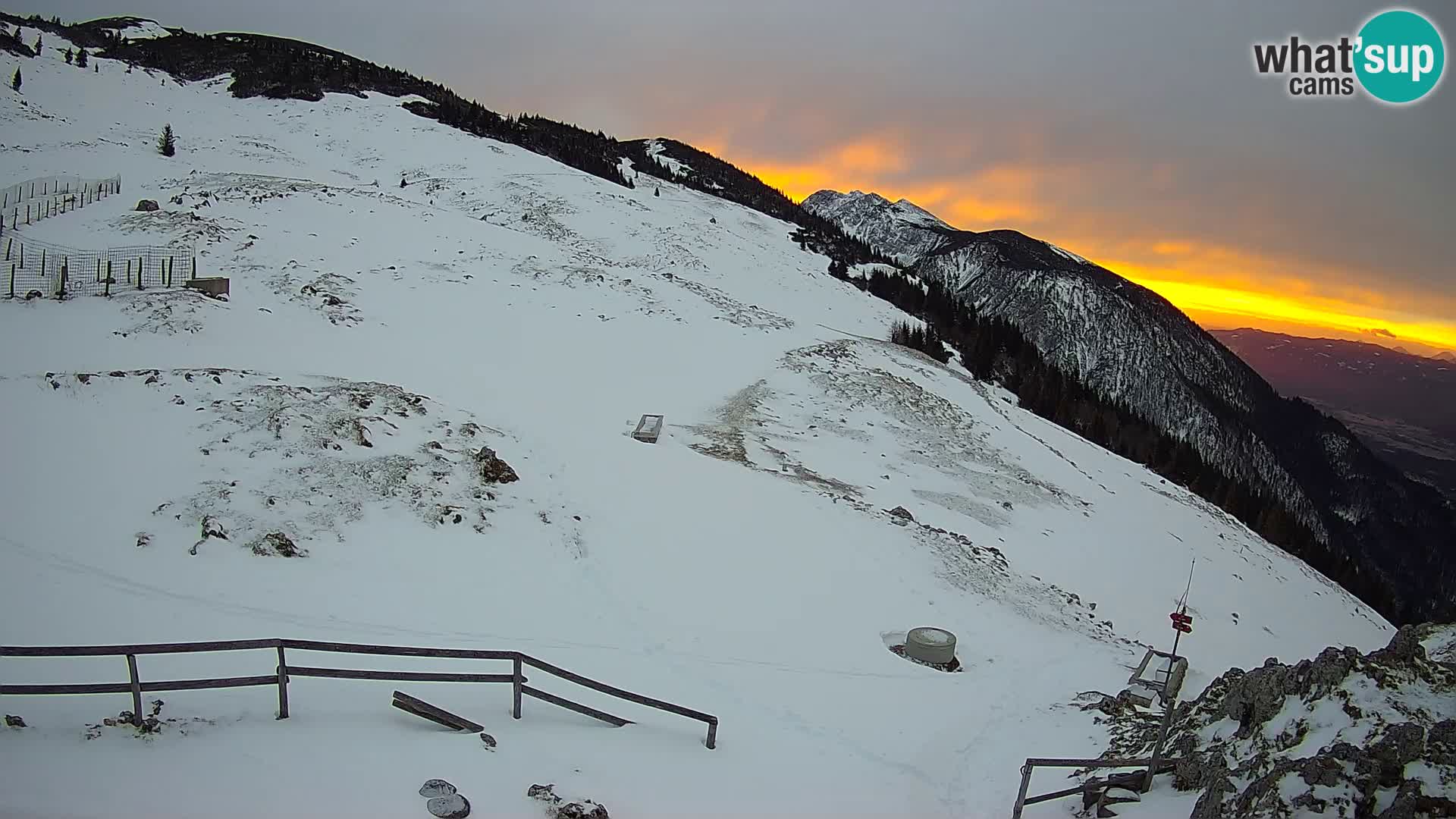 Struška nad Jesenicami Live webcam planina Svečica (Belška planina) – Karavanke – Slovénie