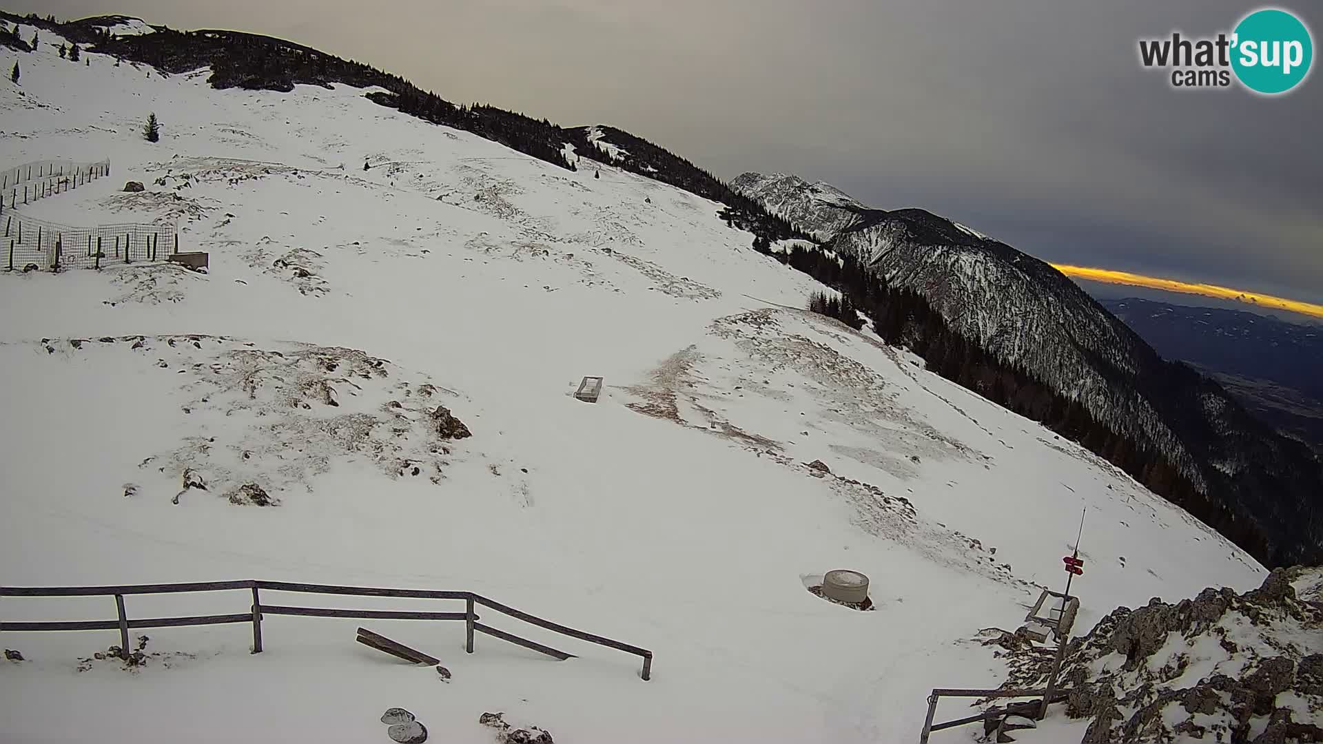 Struška nad Jesenicami Live webcam planina Svečica (Belška planina) – Karavanke – Slovenia