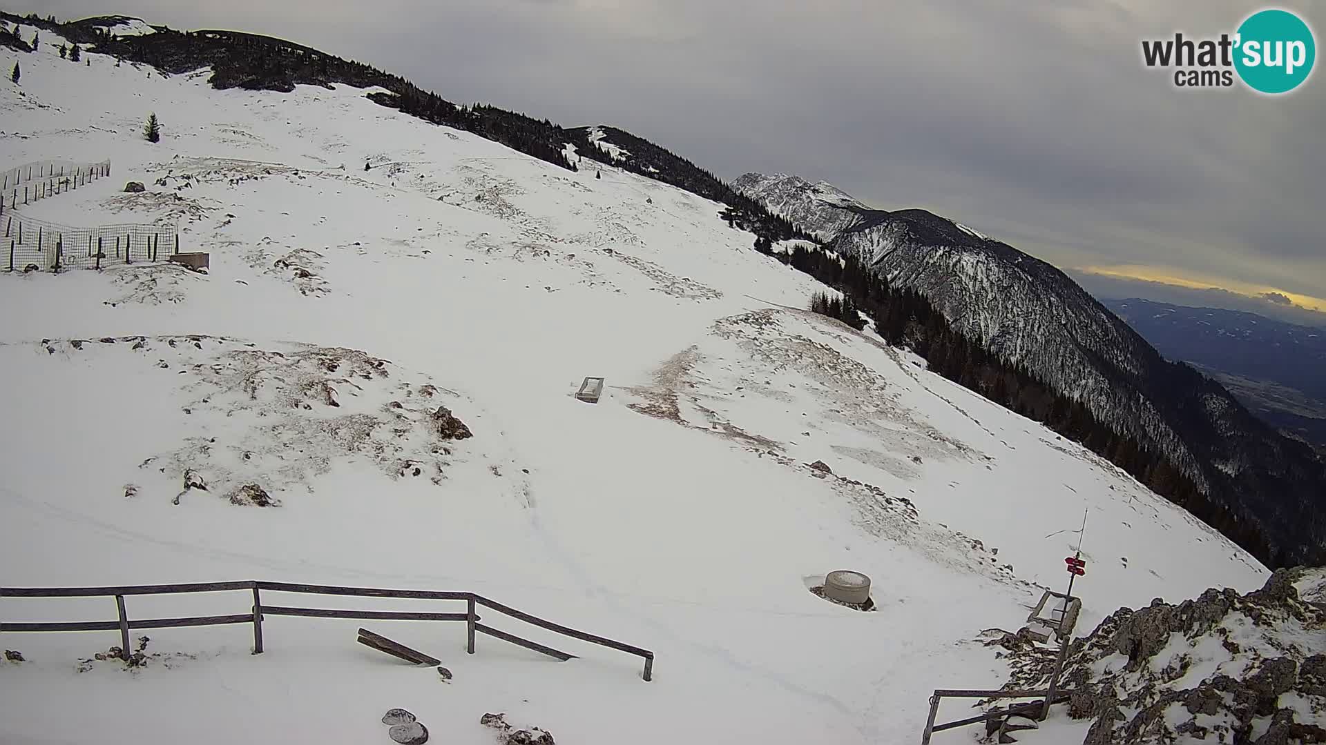 Struška nad Jesenicami web kamera planina Svečica (Belška planina) – Karavanke – Slovenija