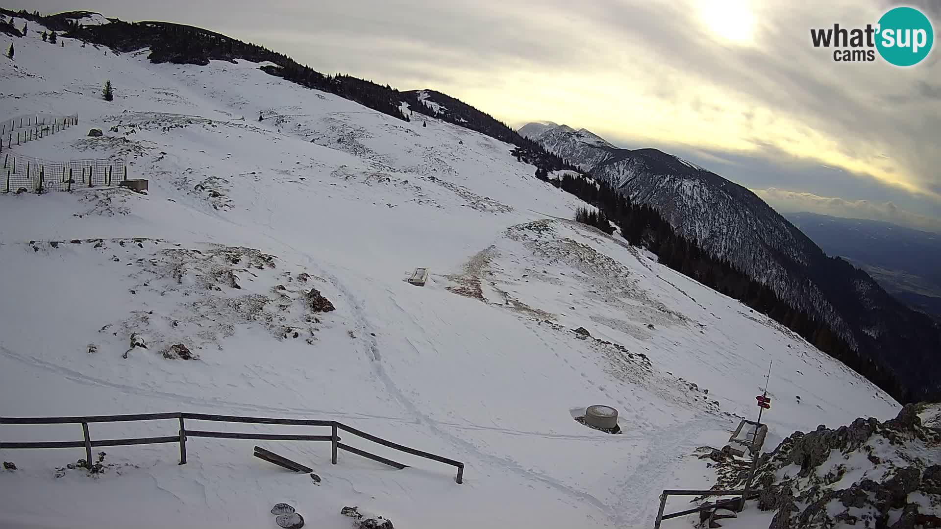 Struška nad Jesenicami web kamera planina Svečica (Belška planina) – Karavanke – Slovenija