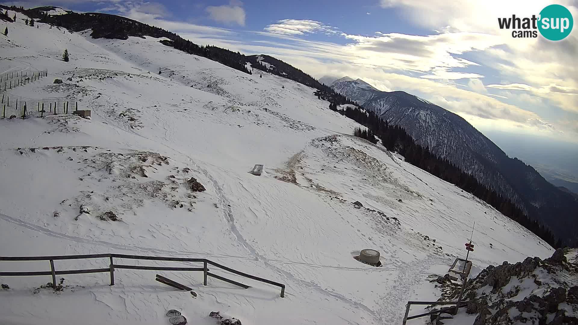 Struška nad Jesenicami Live webcam planina Svečica (Belška planina) – Karavanke – Slovénie