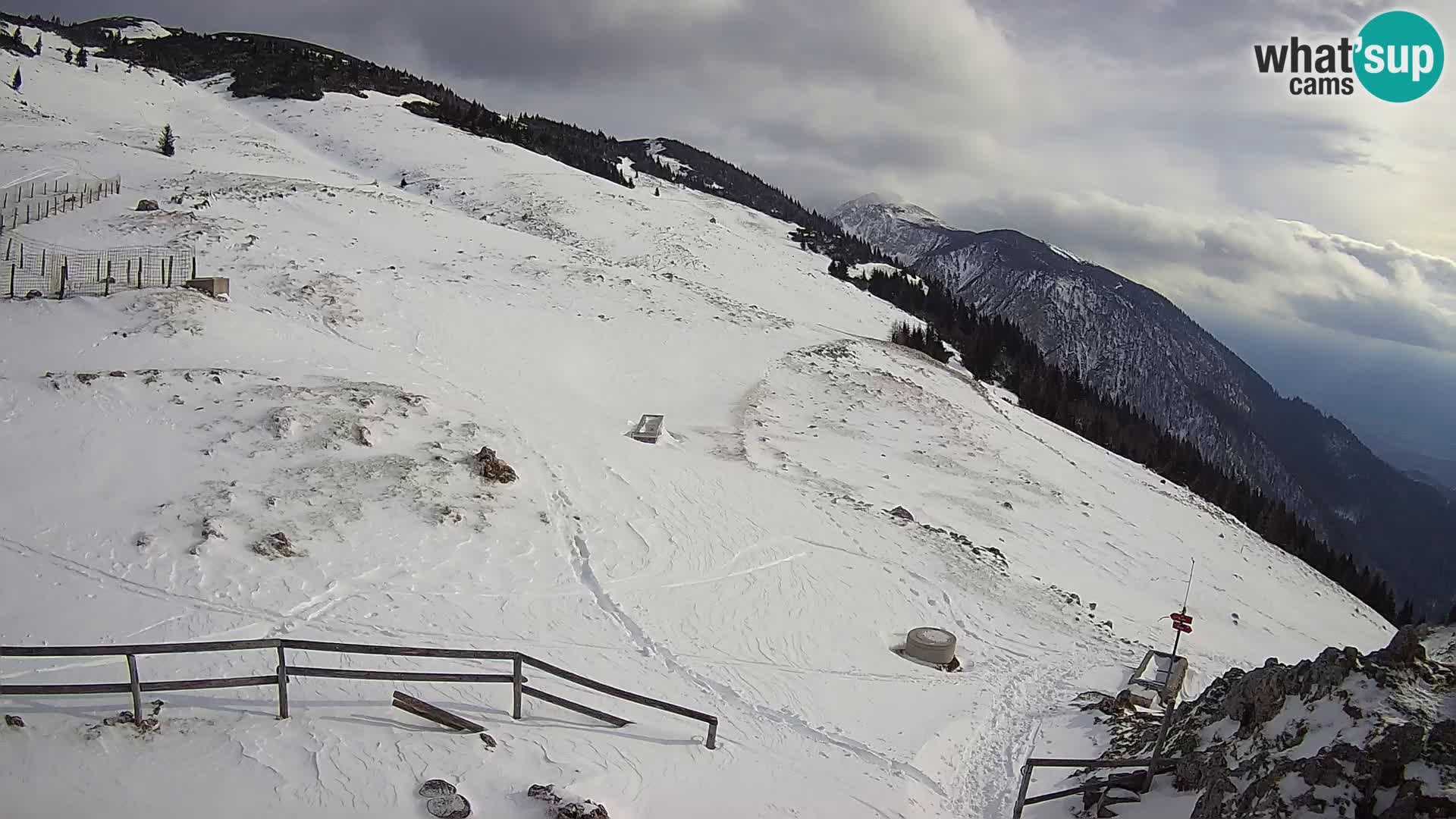 Struška nad Jesenicami Live webcam planina Svečica (Belška planina) – Karavanke – Slovénie