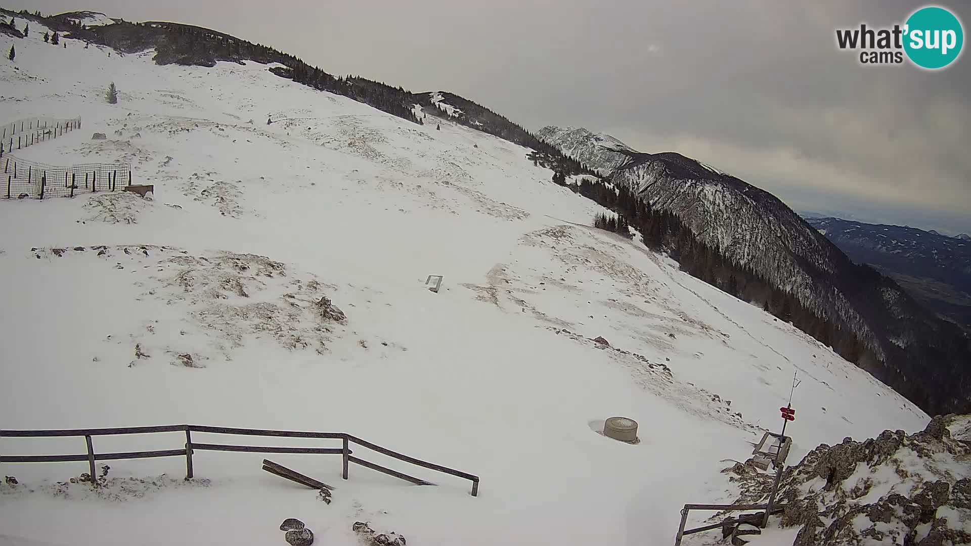 Struška nad Jesenicami Live webcam planina Svečica (Belška planina) – Karavanke – Slovénie