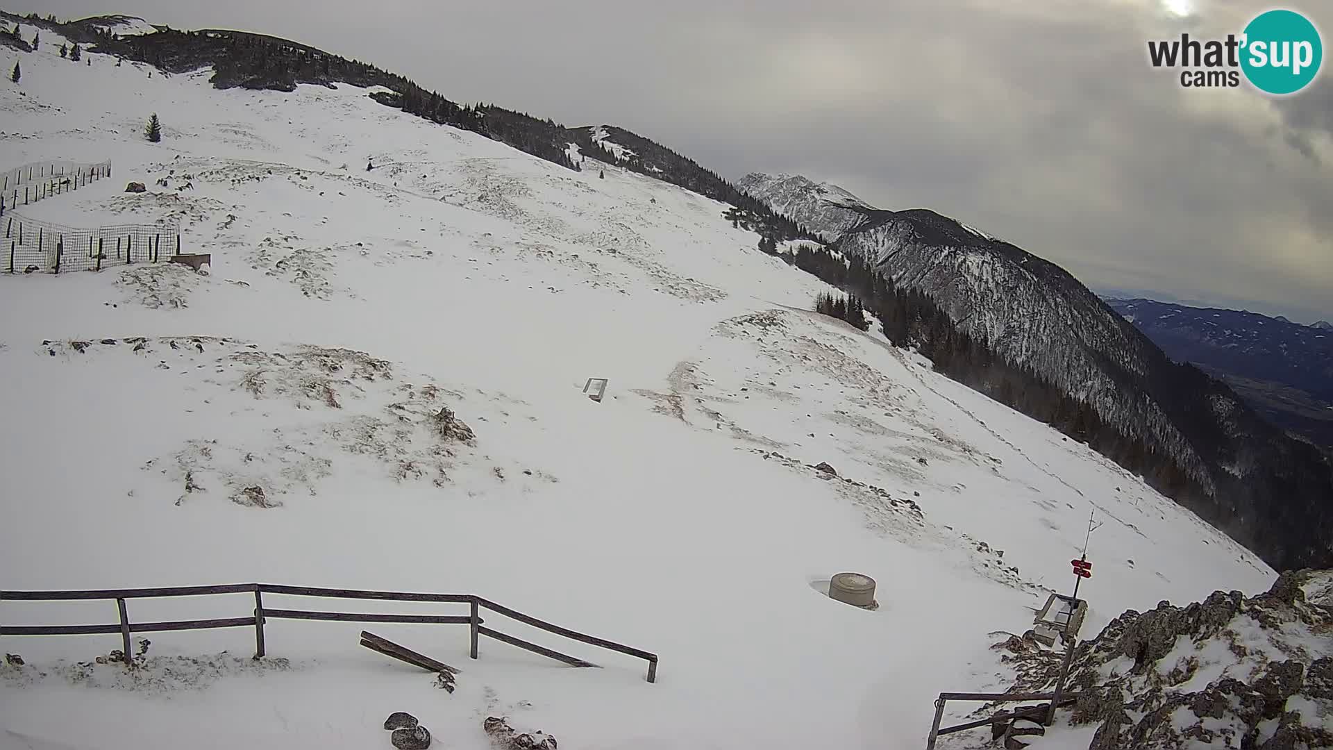 Struška nad Jesenicami Live webcam planina Svečica (Belška planina) – Karavanke – Slovénie