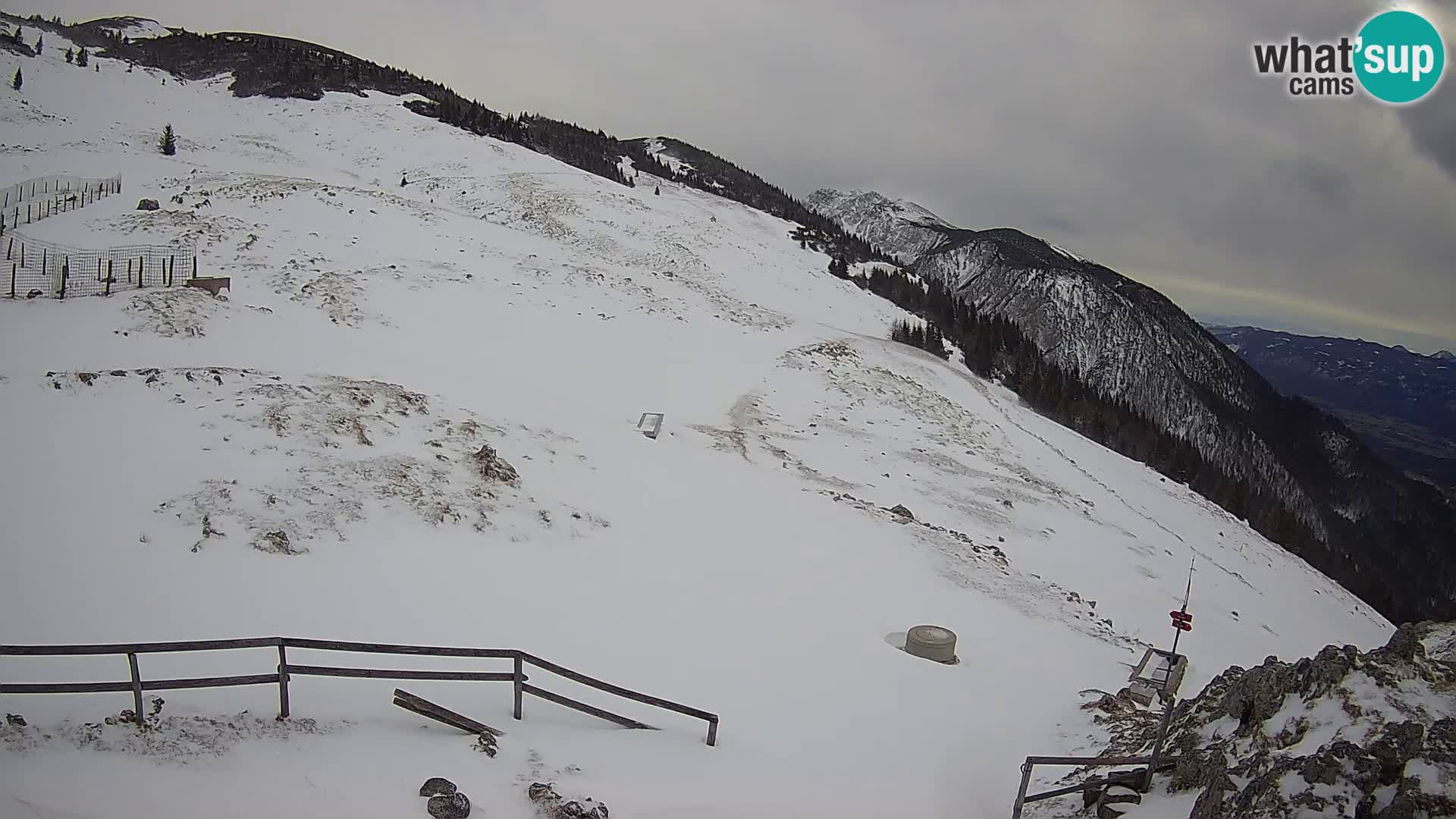 Struška nad Jesenicami web kamera planina Svečica (Belška planina) – Karavanke – Slovenija