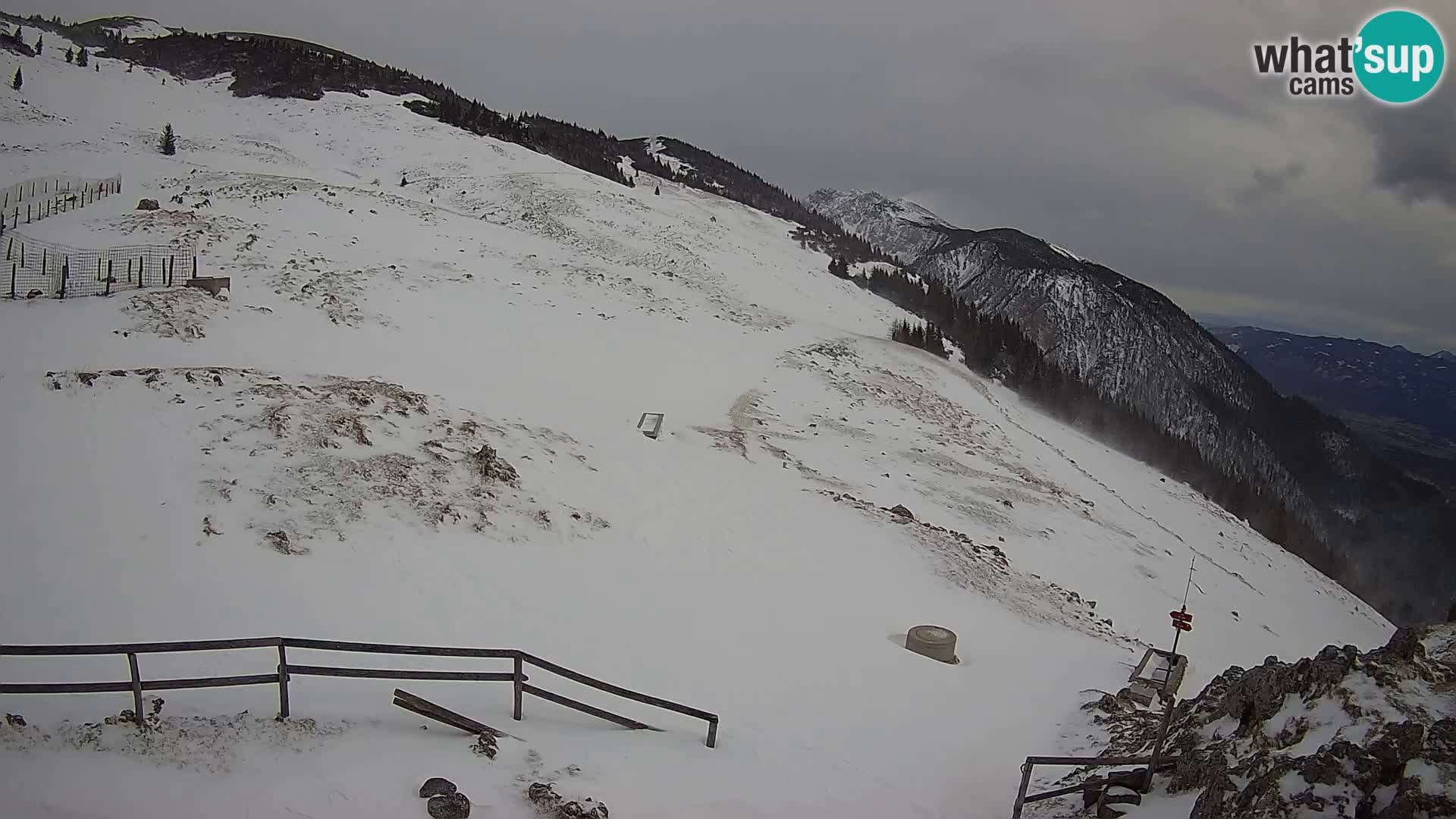 Struška nad Jesenicami Live webcam planina Svečica (Belška planina) – Karavanke – Slovénie