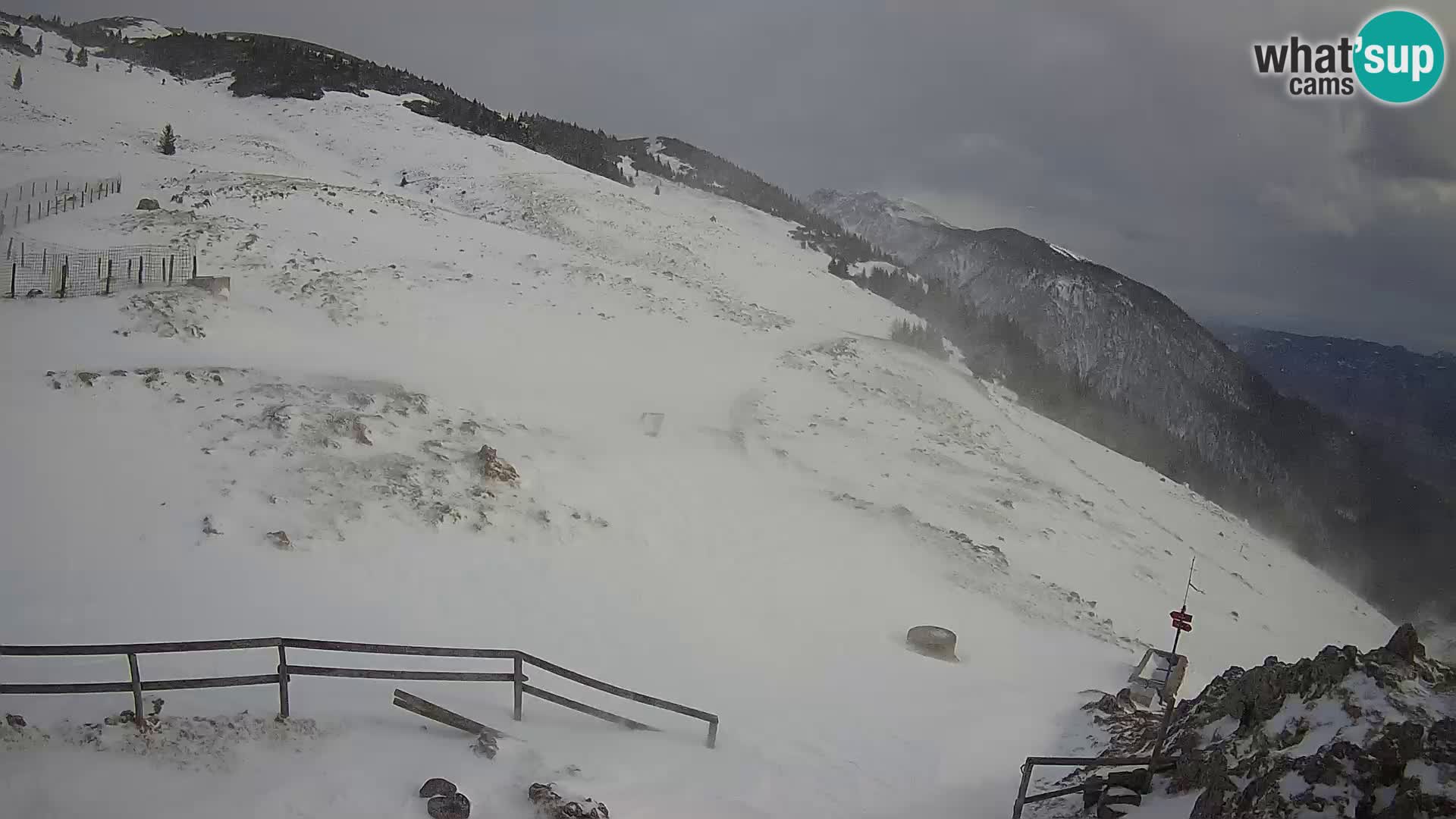 Struška nad Jesenicami Live webcam planina Svečica (Belška planina) – Karavanke – Slovénie