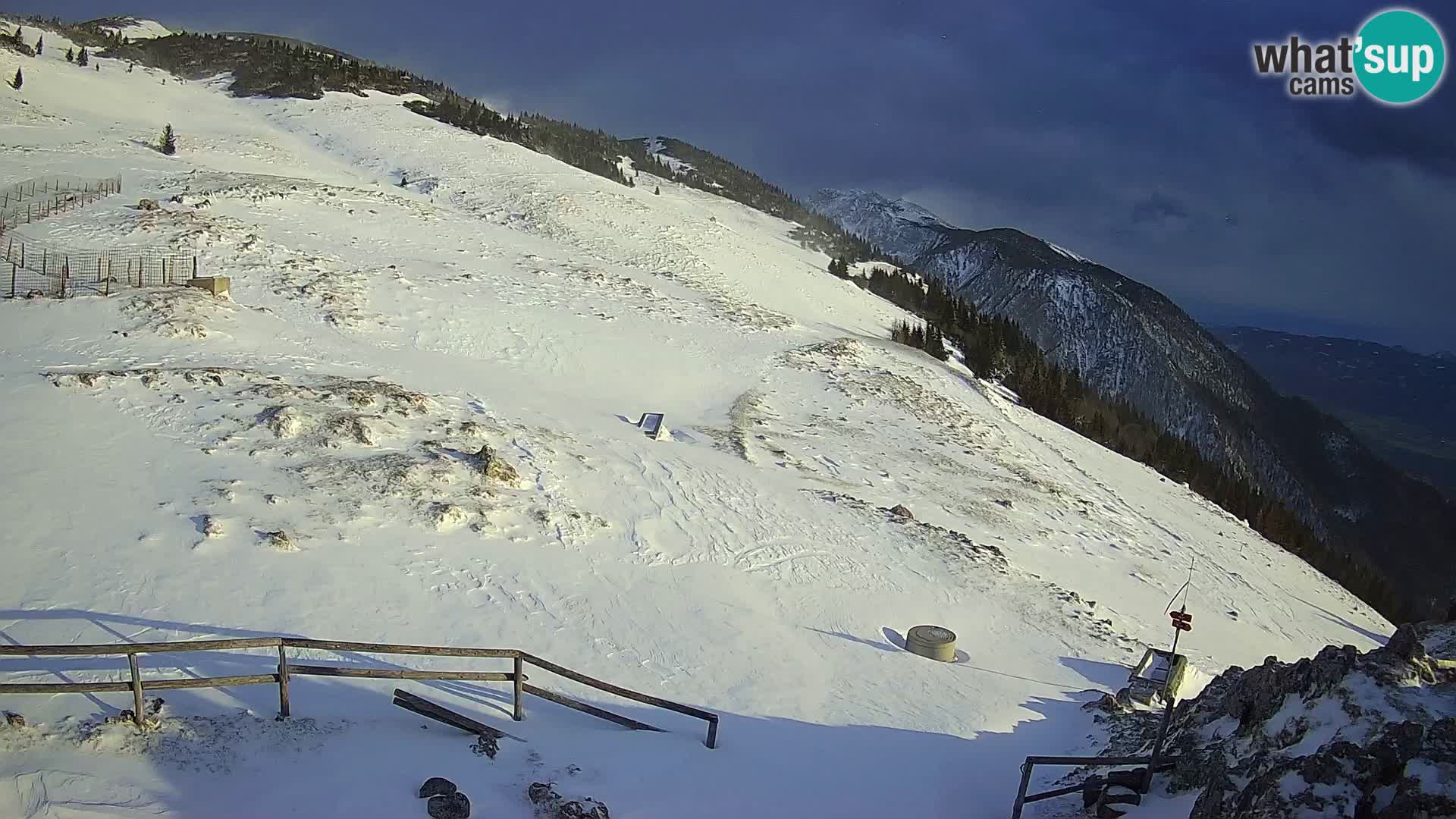 Struška nad Jesenicami Live webcam planina Svečica (Belška planina) – Karavanke – Slovénie