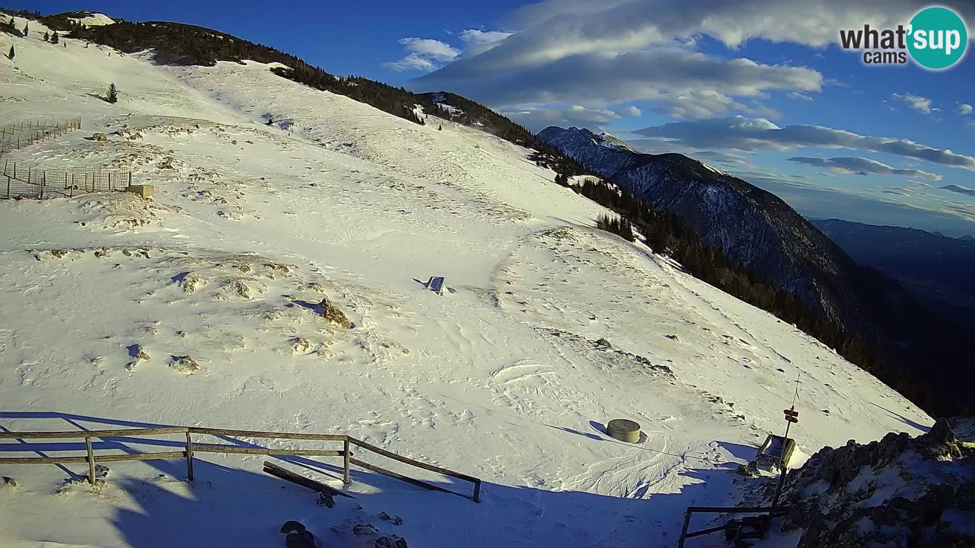 Struška nad Jesenicami spletna kamera planina Svečica (Belška planina) – Karavanke