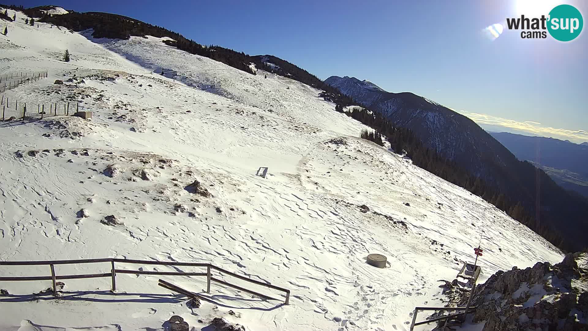 Struška nad Jesenicami Live webcam planina Svečica (Belška planina) – Karavanke – Slovénie