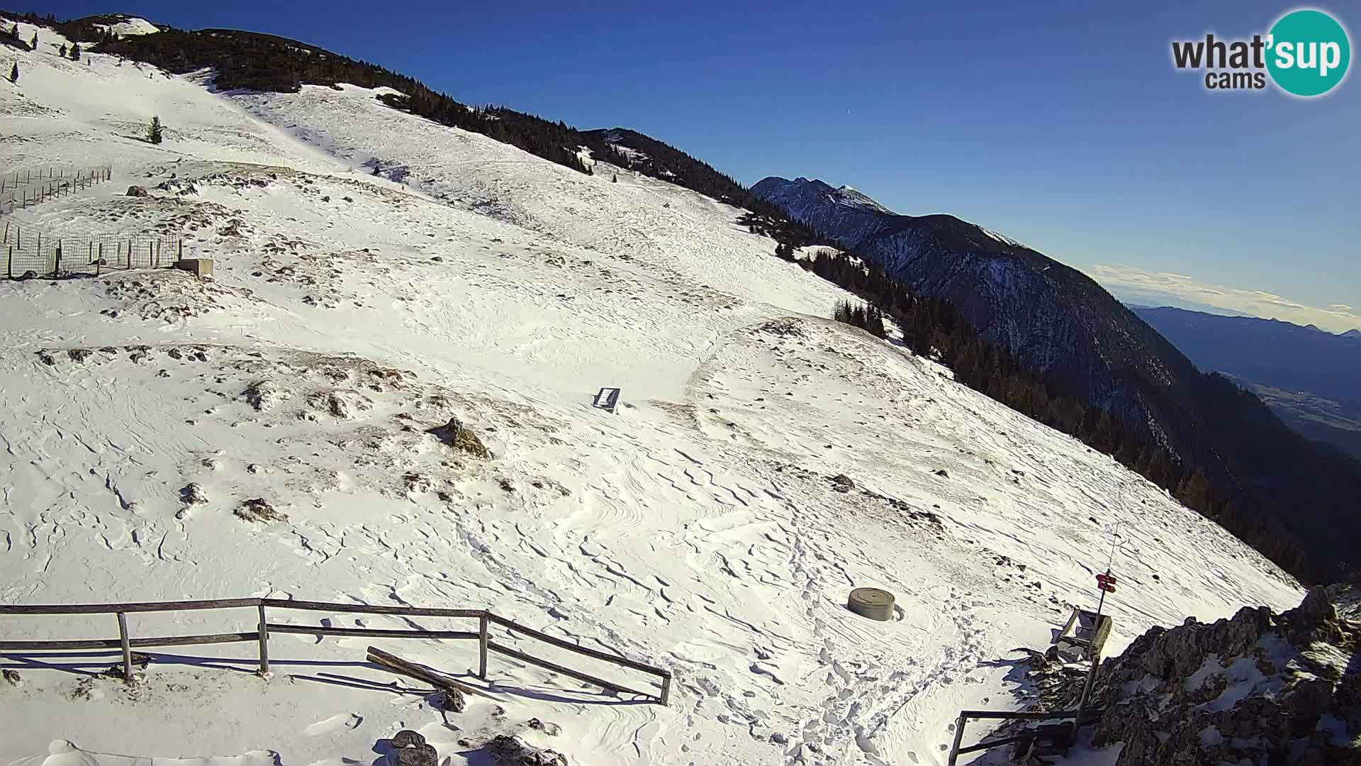 Struška nad Jesenicami spletna kamera planina Svečica (Belška planina) – Karavanke