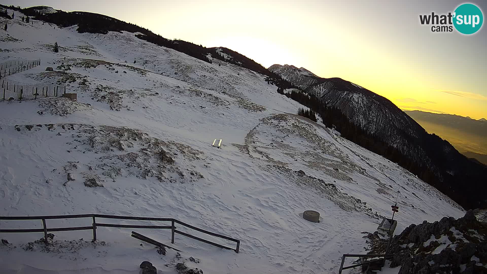 Struška nad Jesenicami Live webcam planina Svečica (Belška planina) – Karavanke – Slovénie