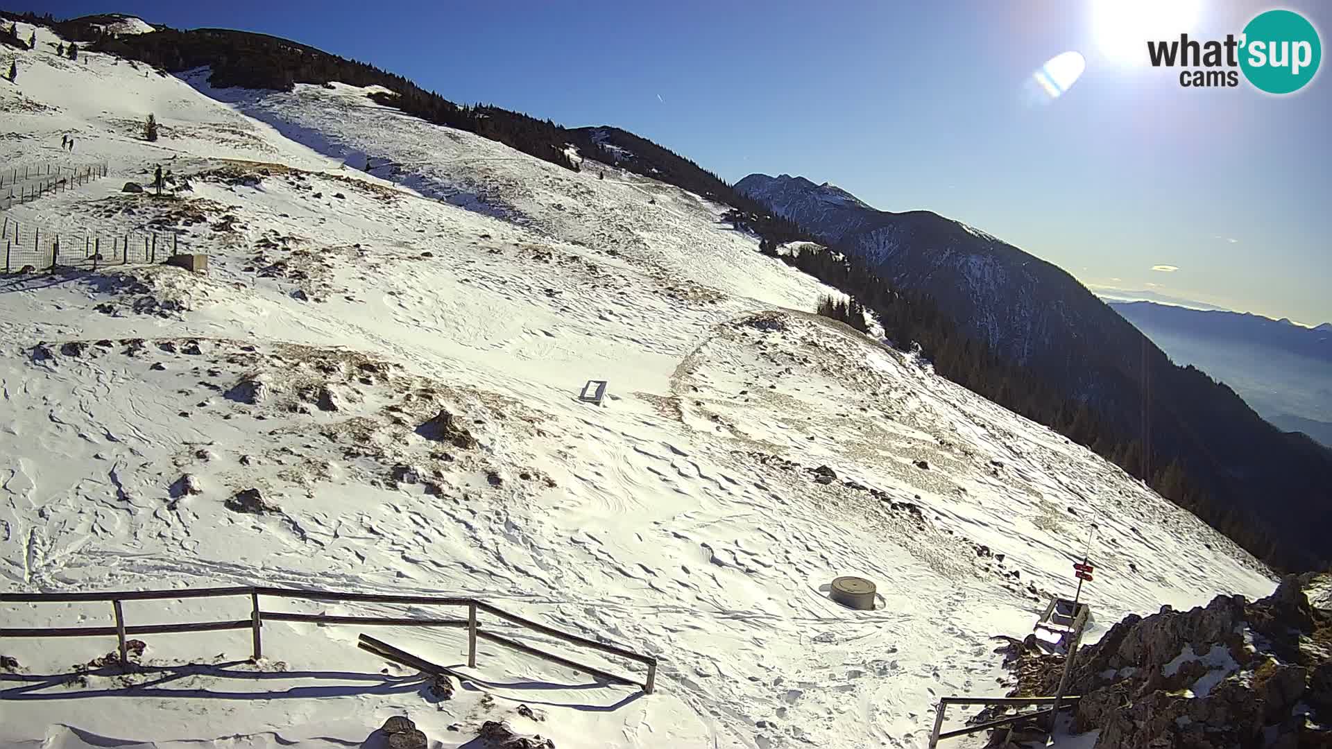 Struška nad Jesenicami Live webcam planina Svečica (Belška planina) – Karavanke – Slovénie