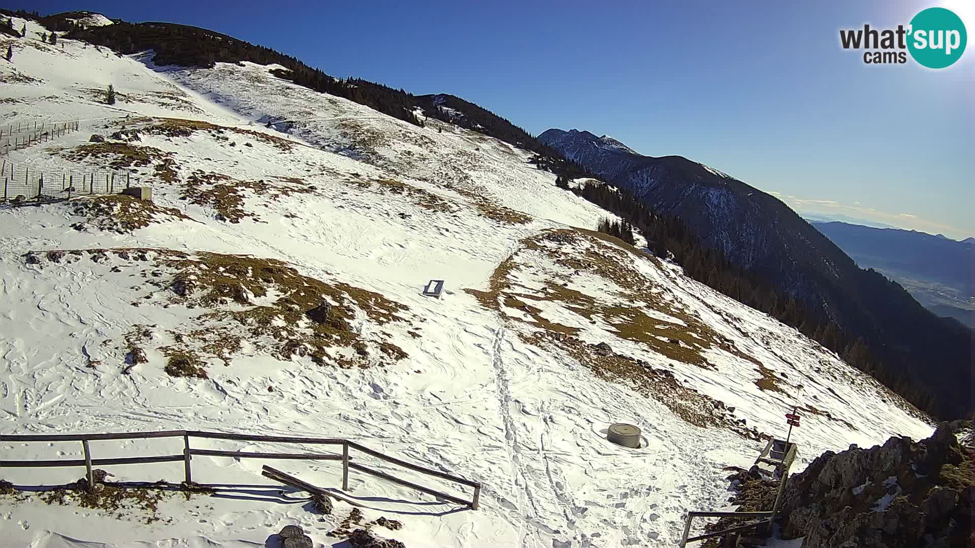 Struška nad Jesenicami Live webcam planina Svečica (Belška planina) – Karavanke – Slovenia