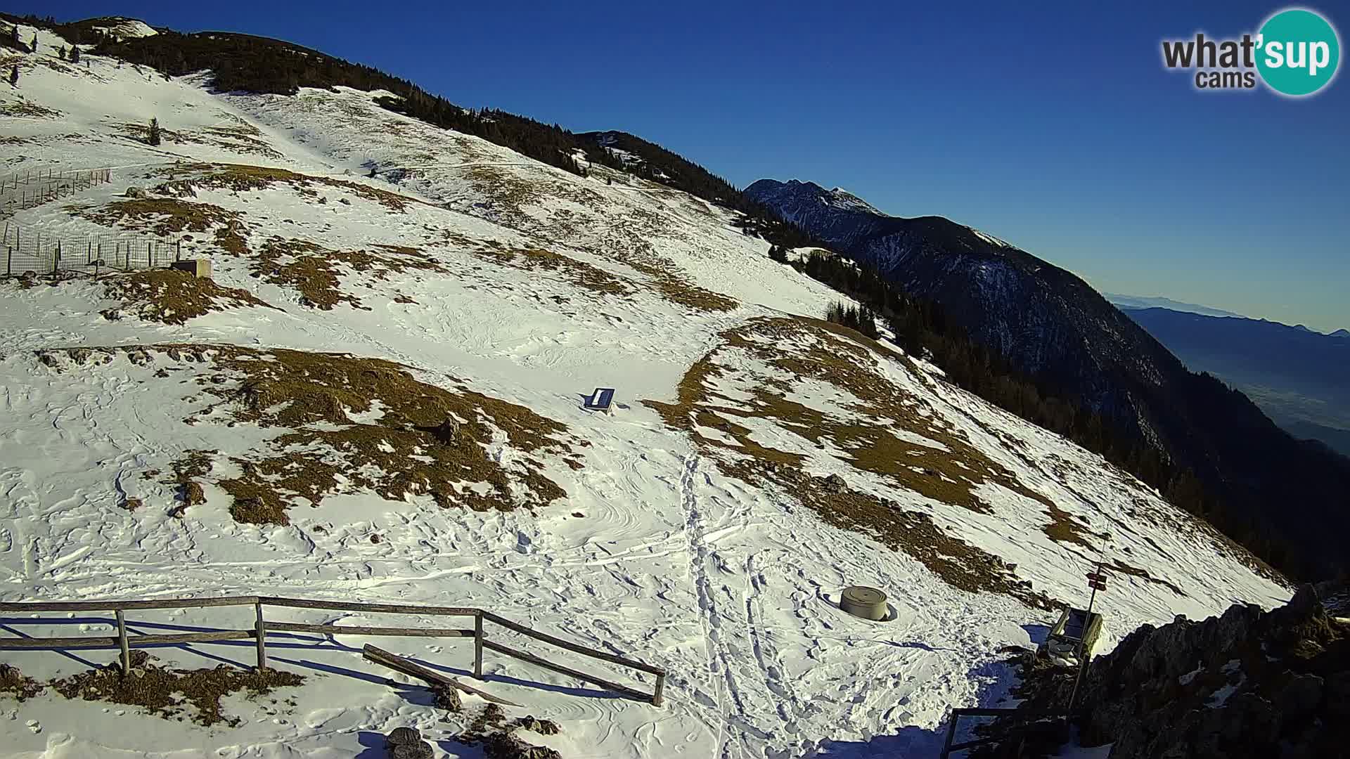 Struška nad Jesenicami web kamera planina Svečica (Belška planina) – Karavanke – Slovenija