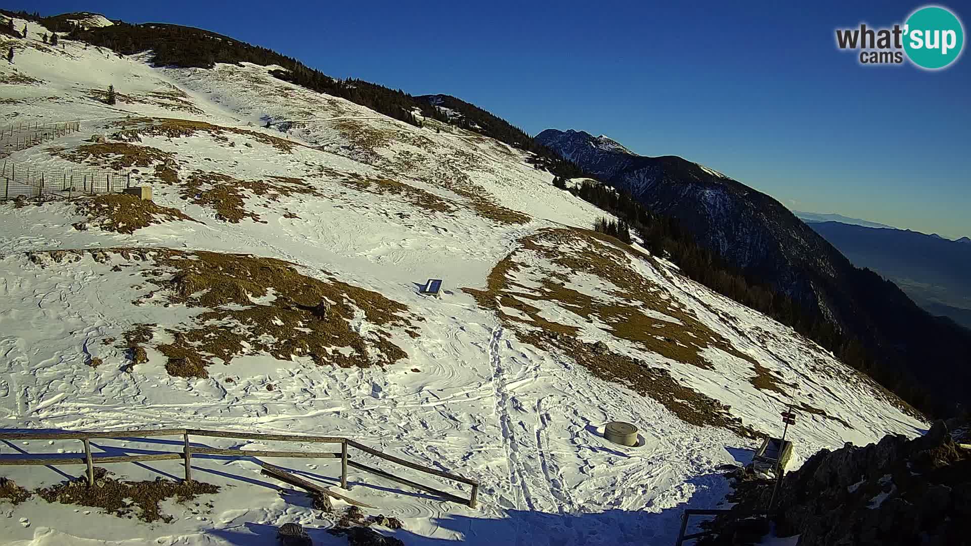 Struška nad Jesenicami web kamera planina Svečica (Belška planina) – Karavanke – Slovenija