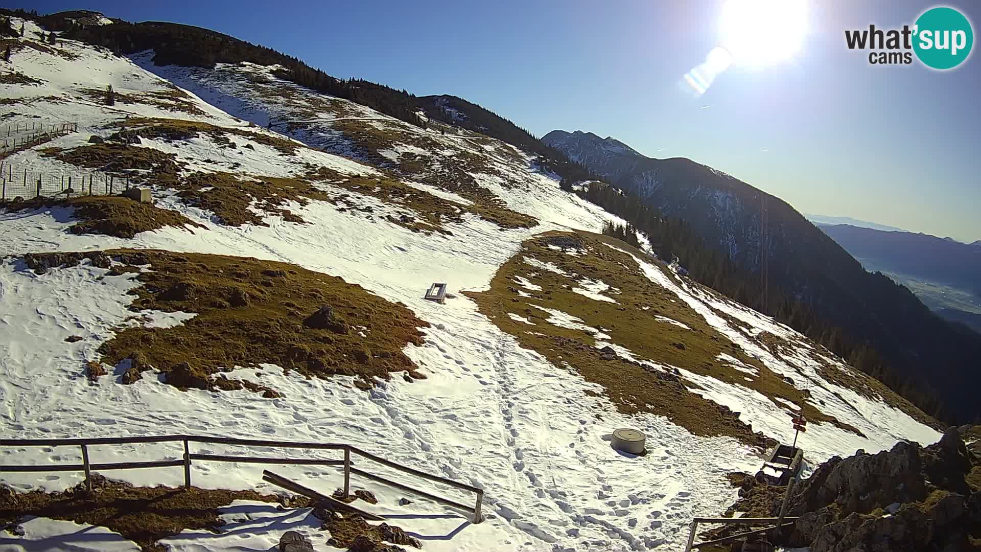 Struška nad Jesenicami spletna kamera planina Svečica (Belška planina) – Karavanke