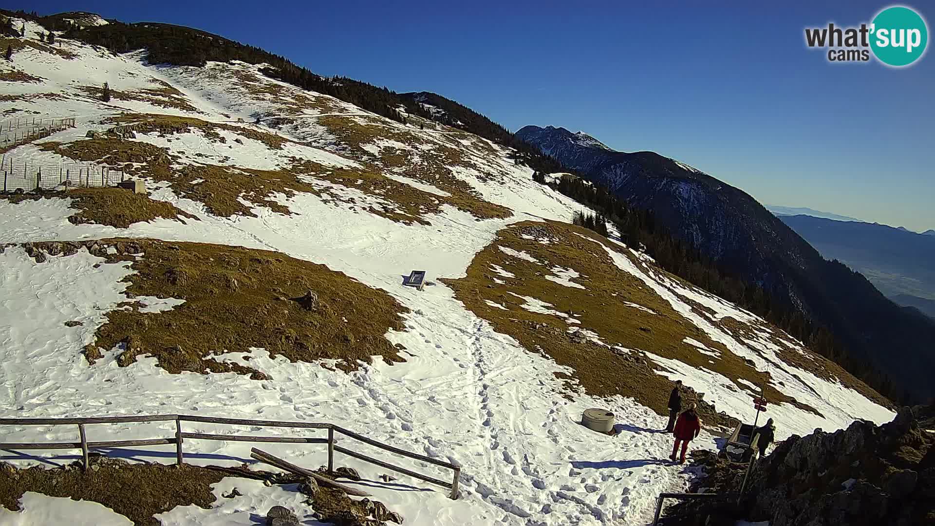 Struška nad Jesenicami Live webcam planina Svečica (Belška planina) – Karavanke – Slovénie