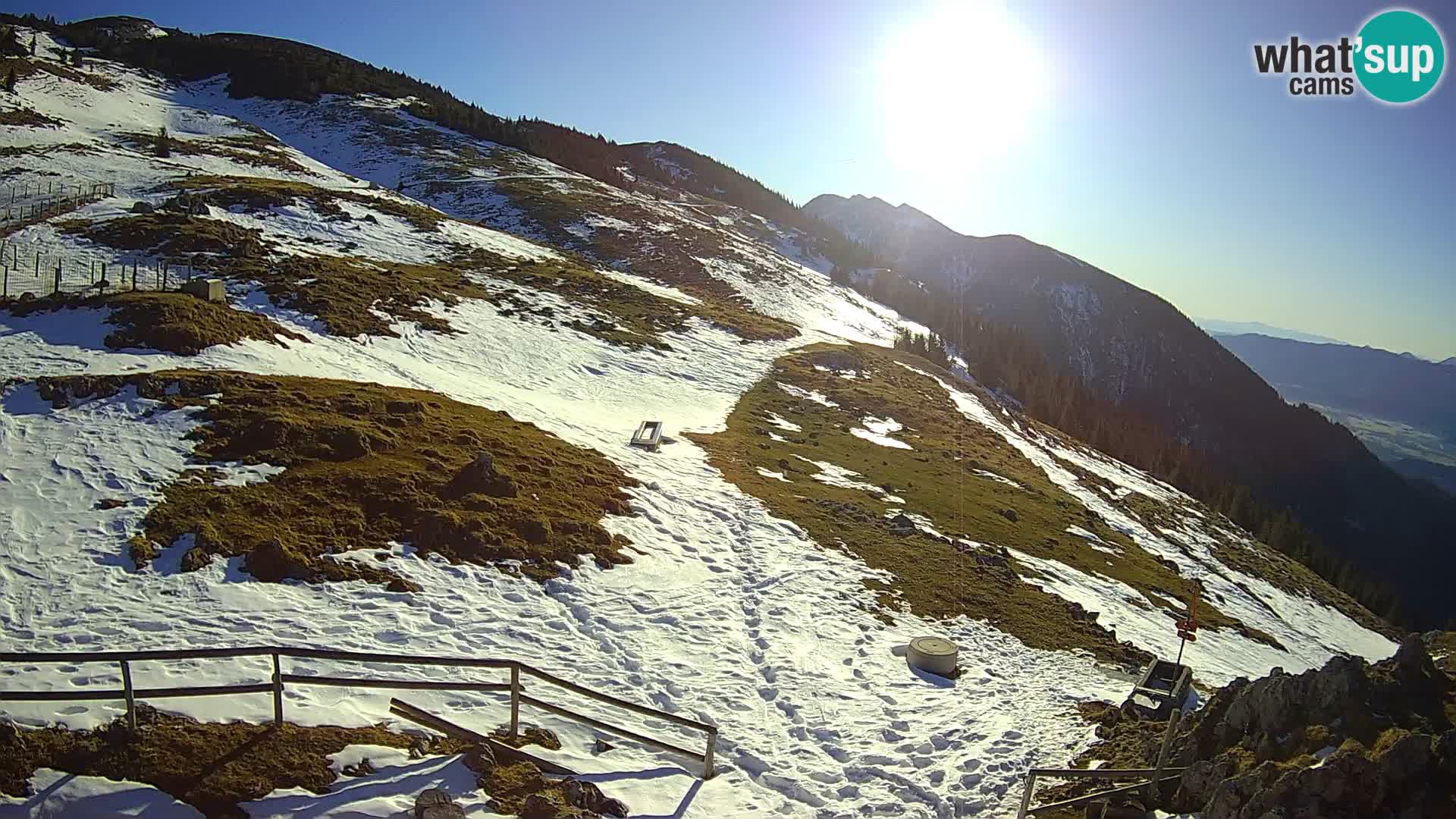 Struška nad Jesenicami web kamera planina Svečica (Belška planina) – Karavanke – Slovenija