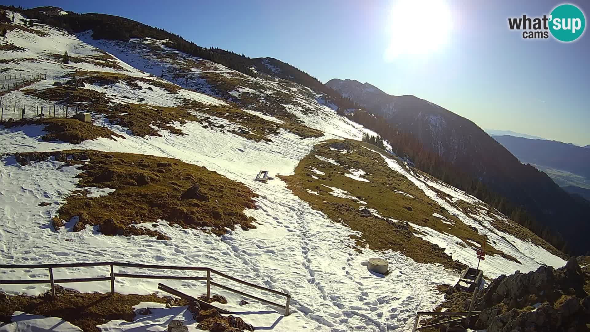 Struška nad Jesenicami web kamera planina Svečica (Belška planina) – Karavanke – Slovenija