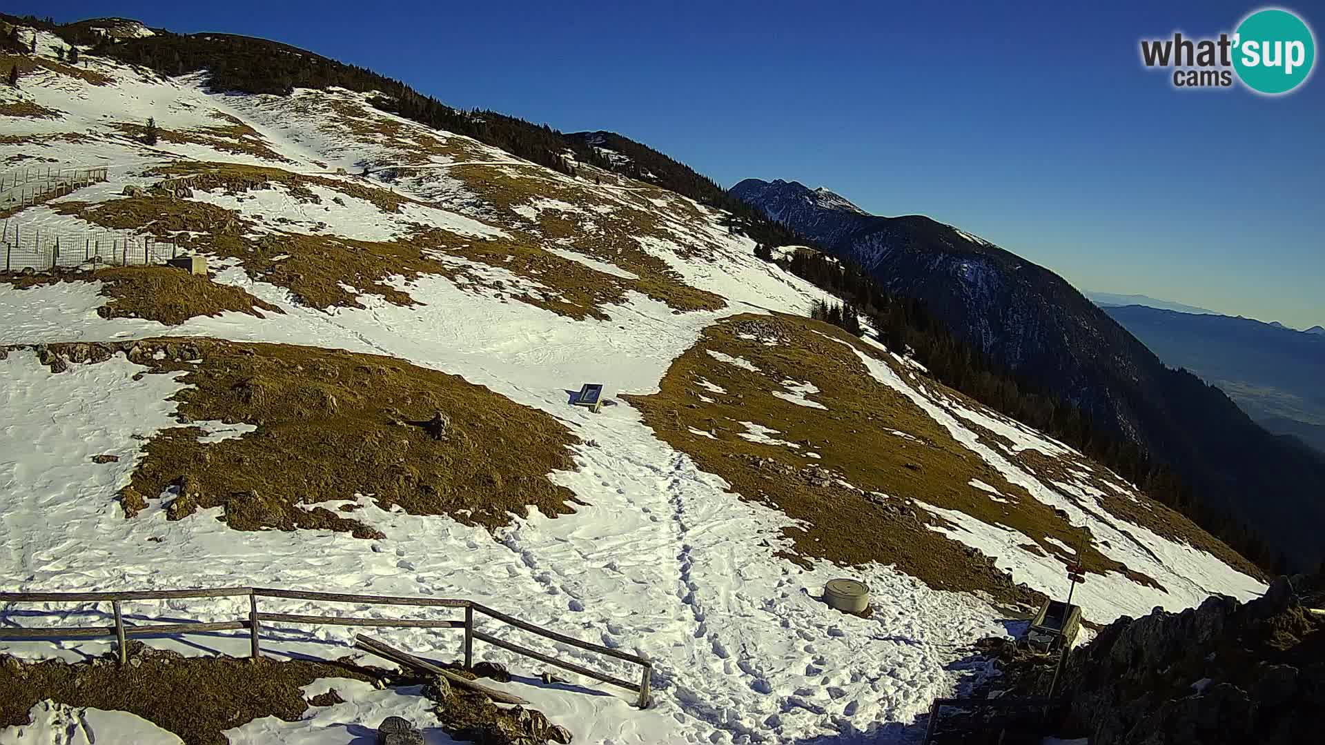 Struška nad Jesenicami web kamera planina Svečica (Belška planina) – Karavanke – Slovenija