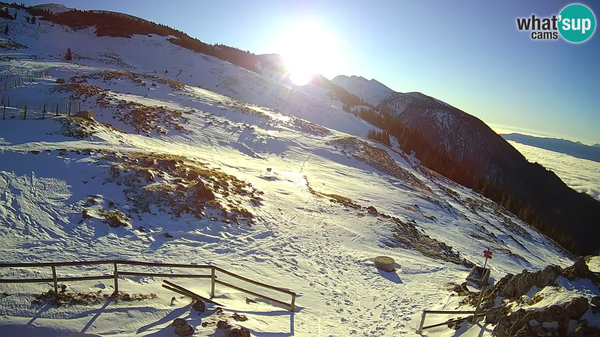 Struška nad Jesenicami Live webcam planina Svečica (Belška planina) – Karavanke – Slovénie