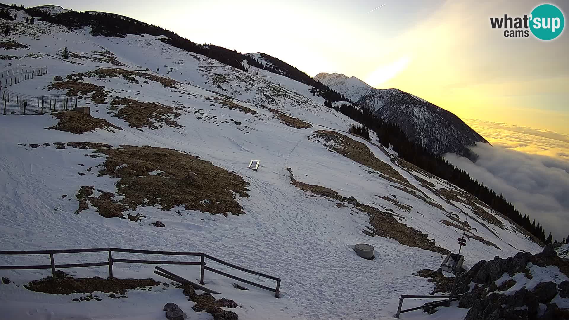 Struška nad Jesenicami Live webcam planina Svečica (Belška planina) – Karavanke – Slovénie