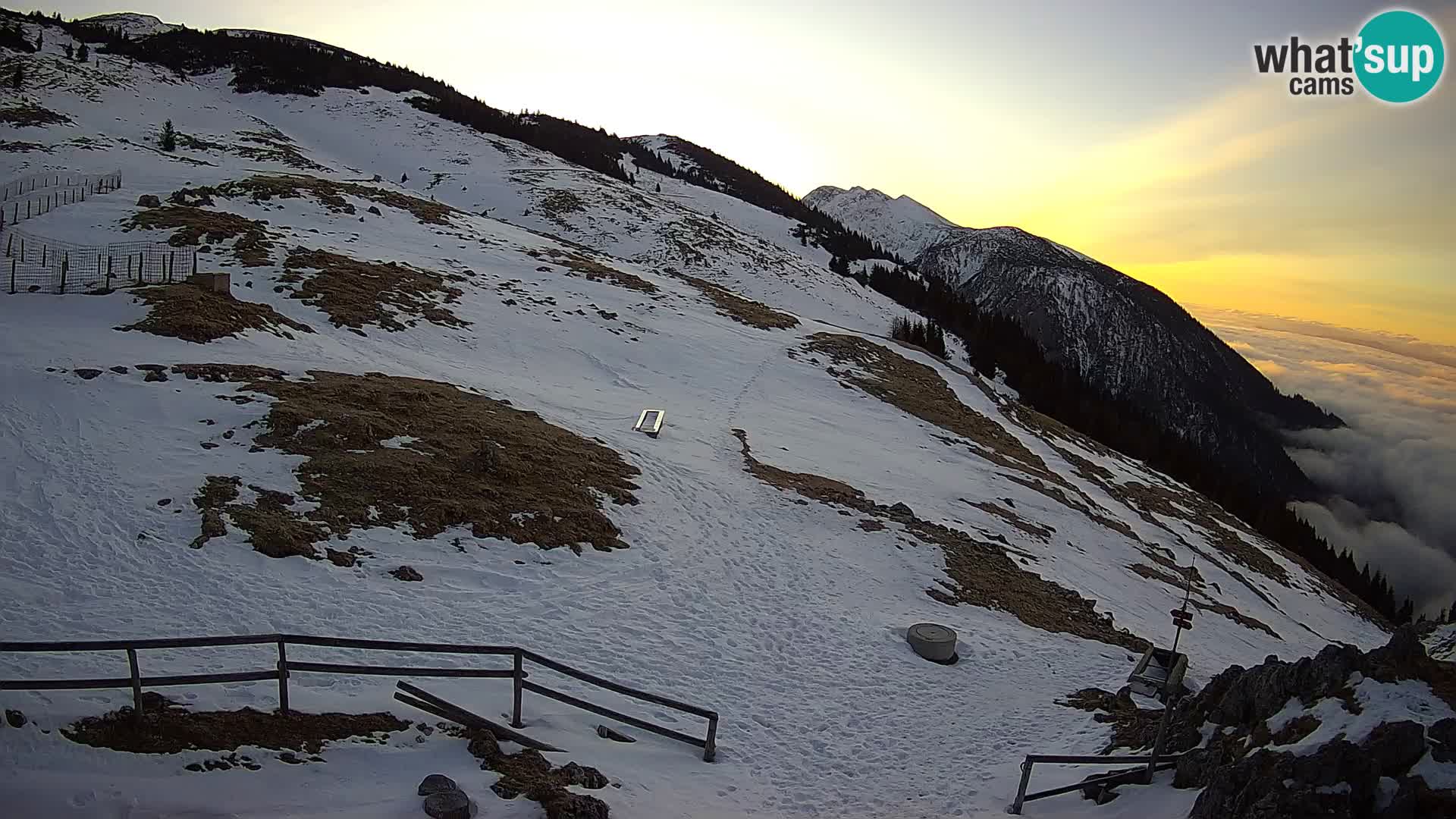 Struška nad Jesenicami Live webcam planina Svečica (Belška planina) – Karavanke – Slovénie