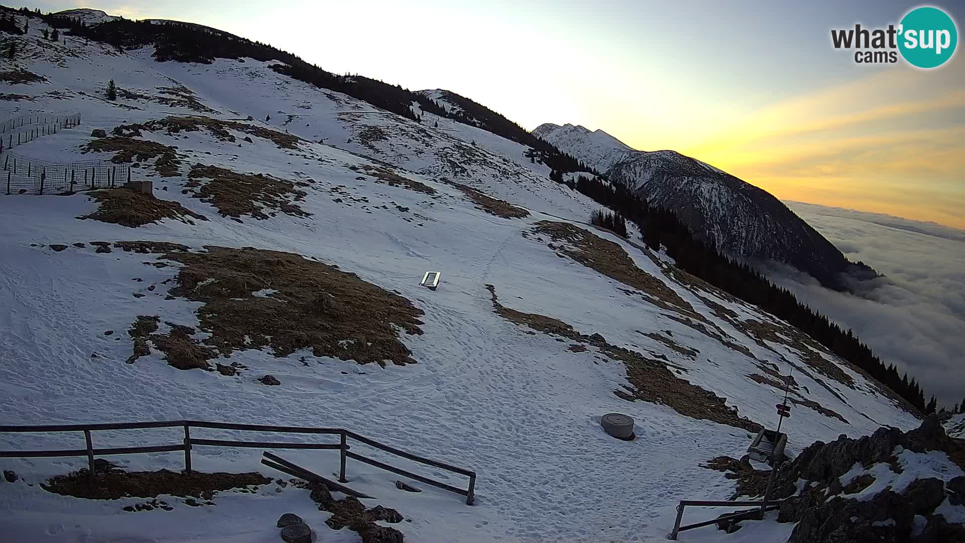 Struška nad Jesenicami web kamera planina Svečica (Belška planina) – Karavanke – Slovenija