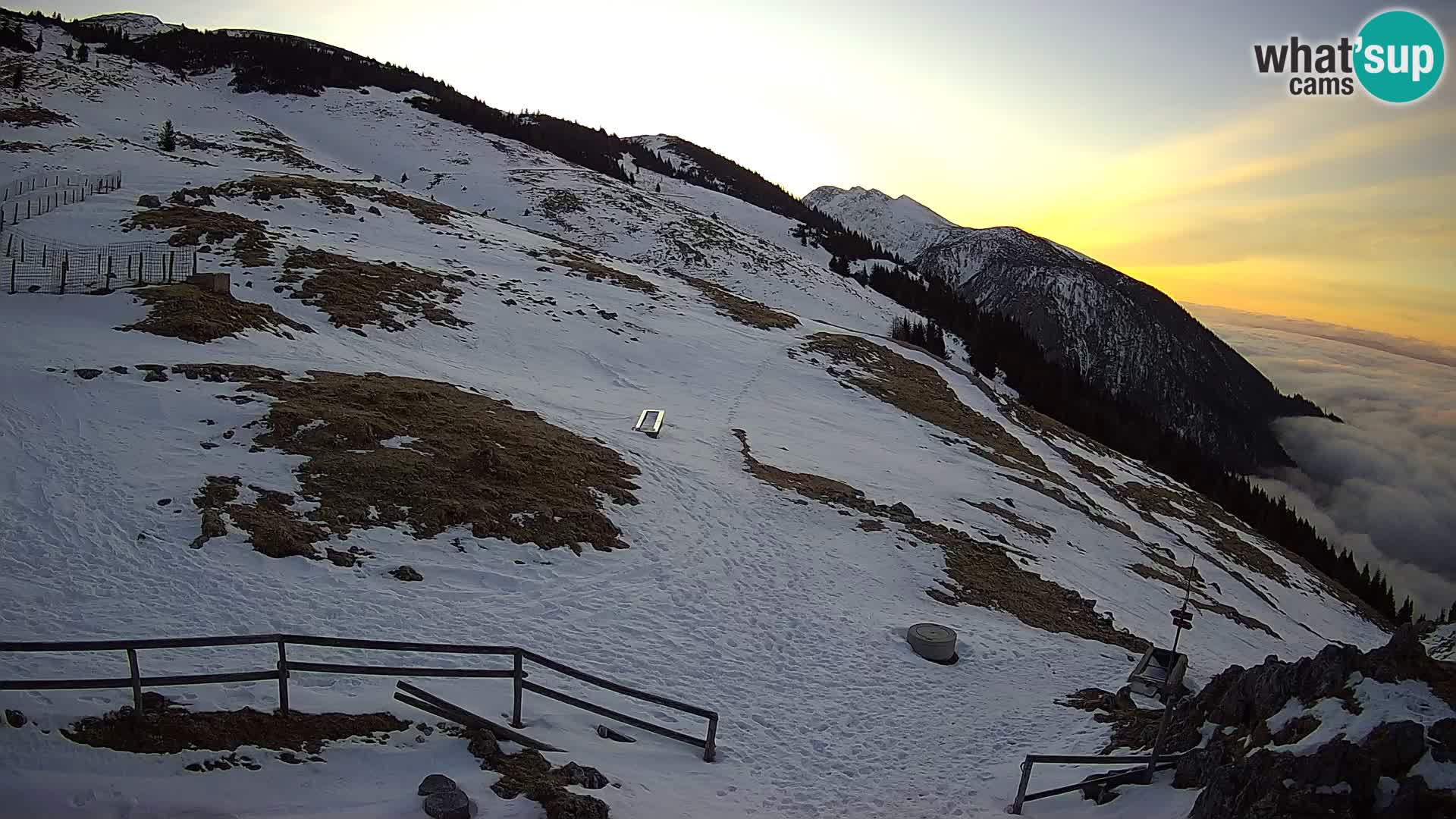 Struška nad Jesenicami web kamera planina Svečica (Belška planina) – Karavanke – Slovenija