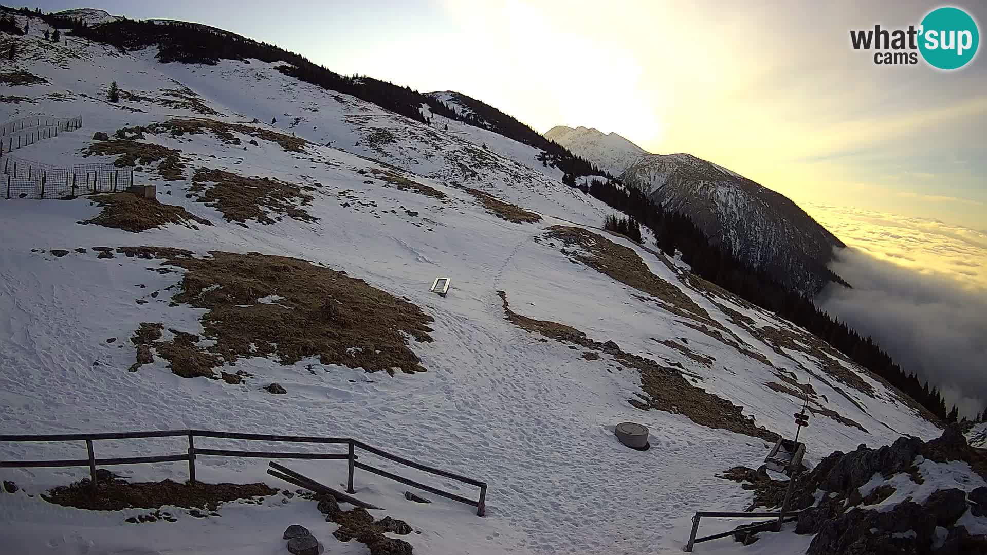 Struška nad Jesenicami camera en vivo planina Svečica (Belška planina) – Karavanke – Eslovenia