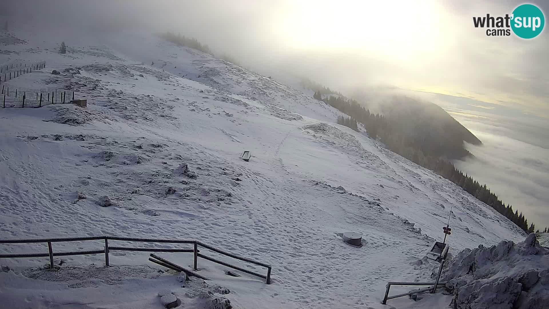 Struška nad Jesenicami spletna kamera planina Svečica (Belška planina) – Karavanke