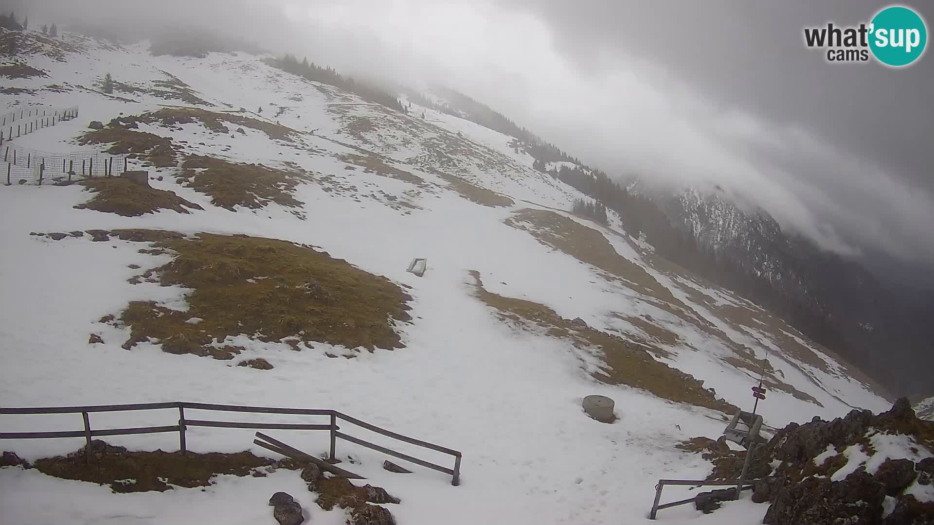 Struška nad Jesenicami spletna kamera planina Svečica (Belška planina) – Karavanke