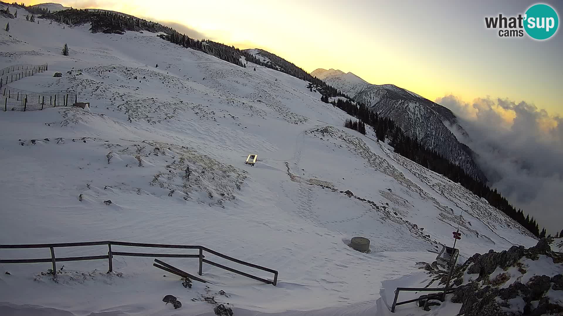 Struška nad Jesenicami Live webcam planina Svečica (Belška planina) – Karavanke – Slovénie