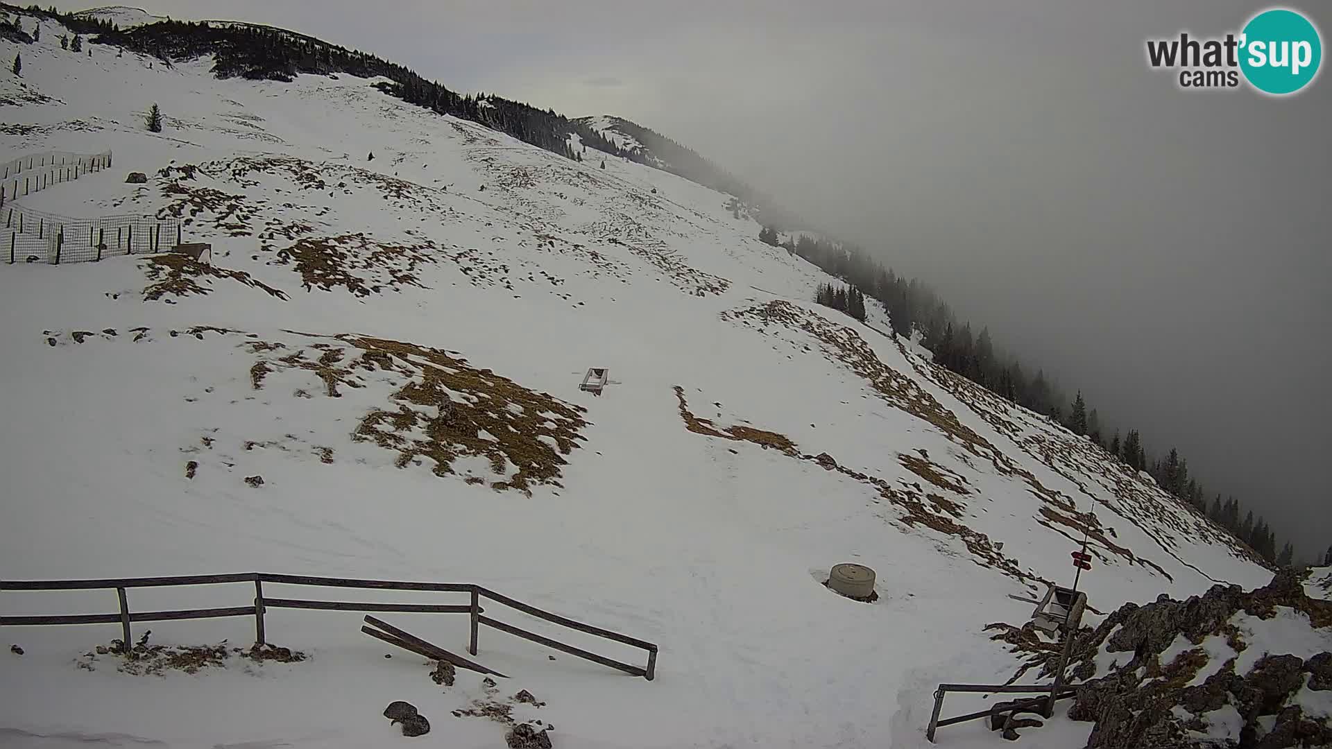 Struška nad Jesenicami Live webcam planina Svečica (Belška planina) – Karavanke – Slovénie