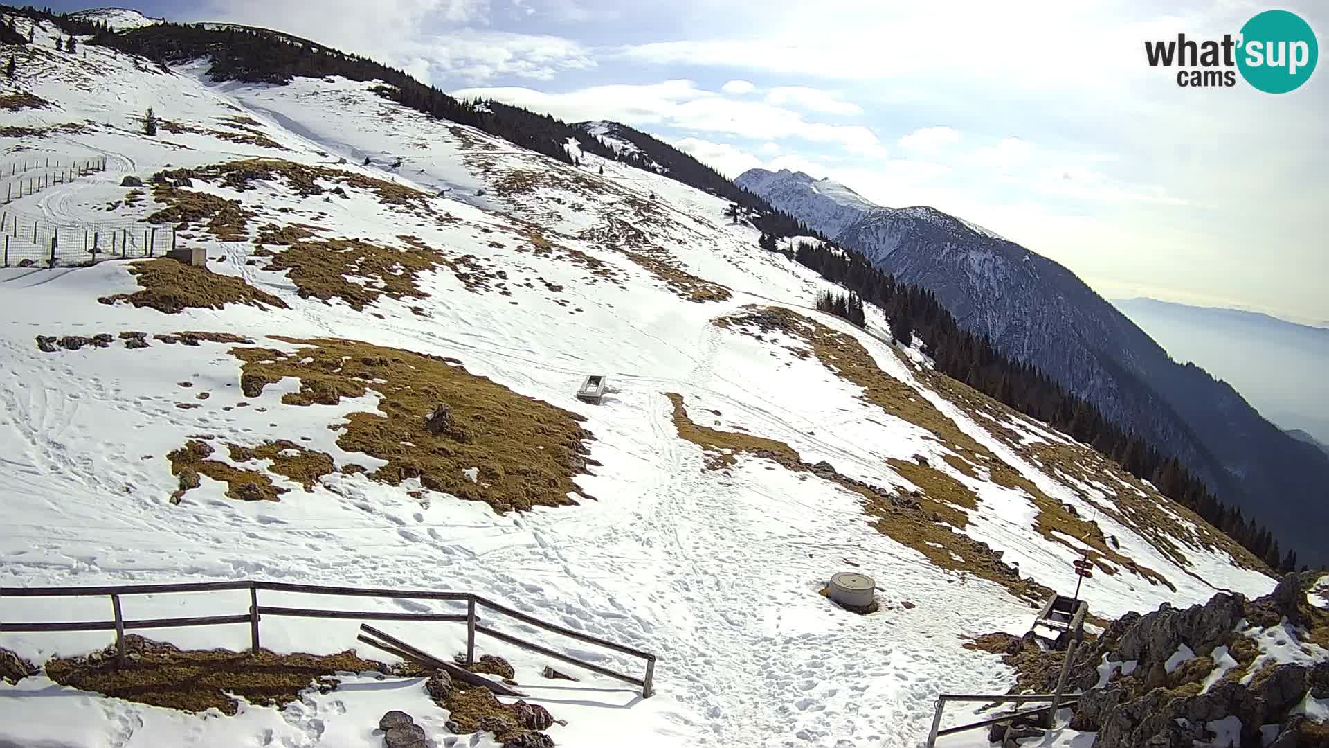 Struška nad Jesenicami camera en vivo planina Svečica (Belška planina) – Karavanke – Eslovenia