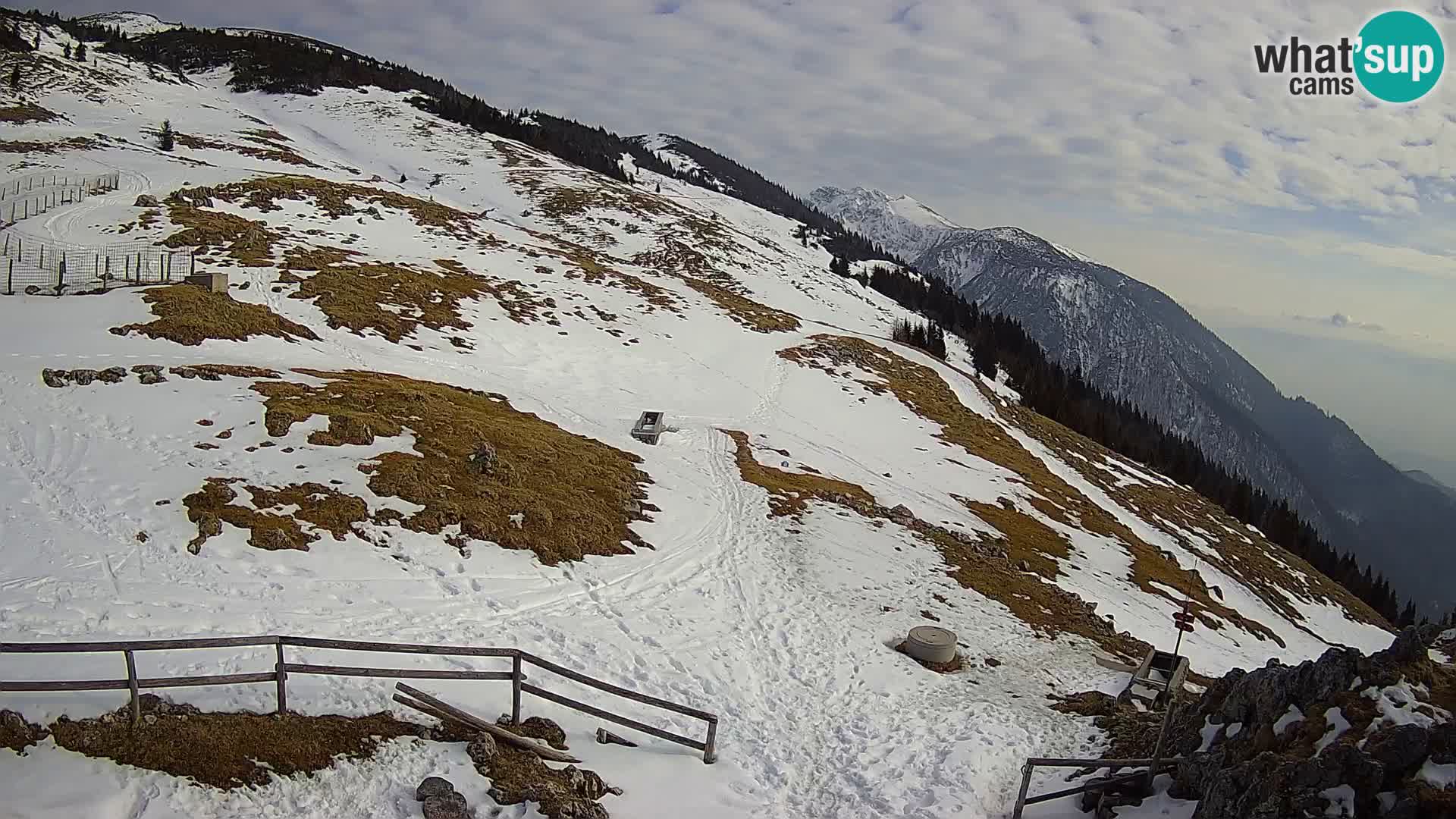 Struška nad Jesenicami Live webcam planina Svečica (Belška planina) – Karavanke – Slovénie