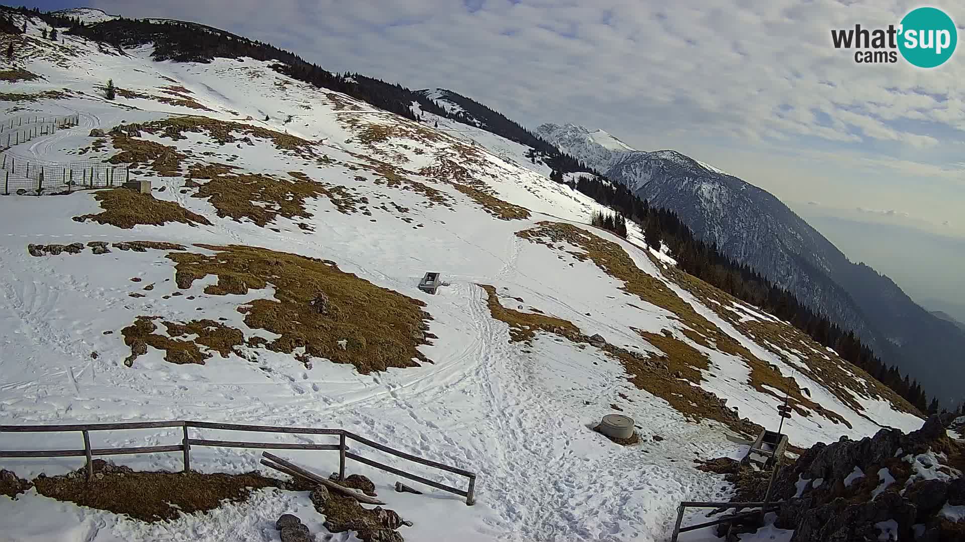 Struška nad Jesenicami Live webcam planina Svečica (Belška planina) – Karavanke – Slovénie