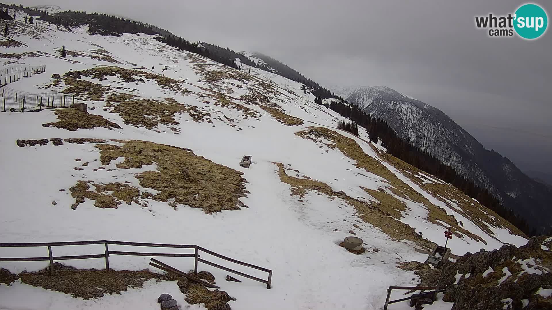 Struška nad Jesenicami web kamera planina Svečica (Belška planina) – Karavanke – Slovenija