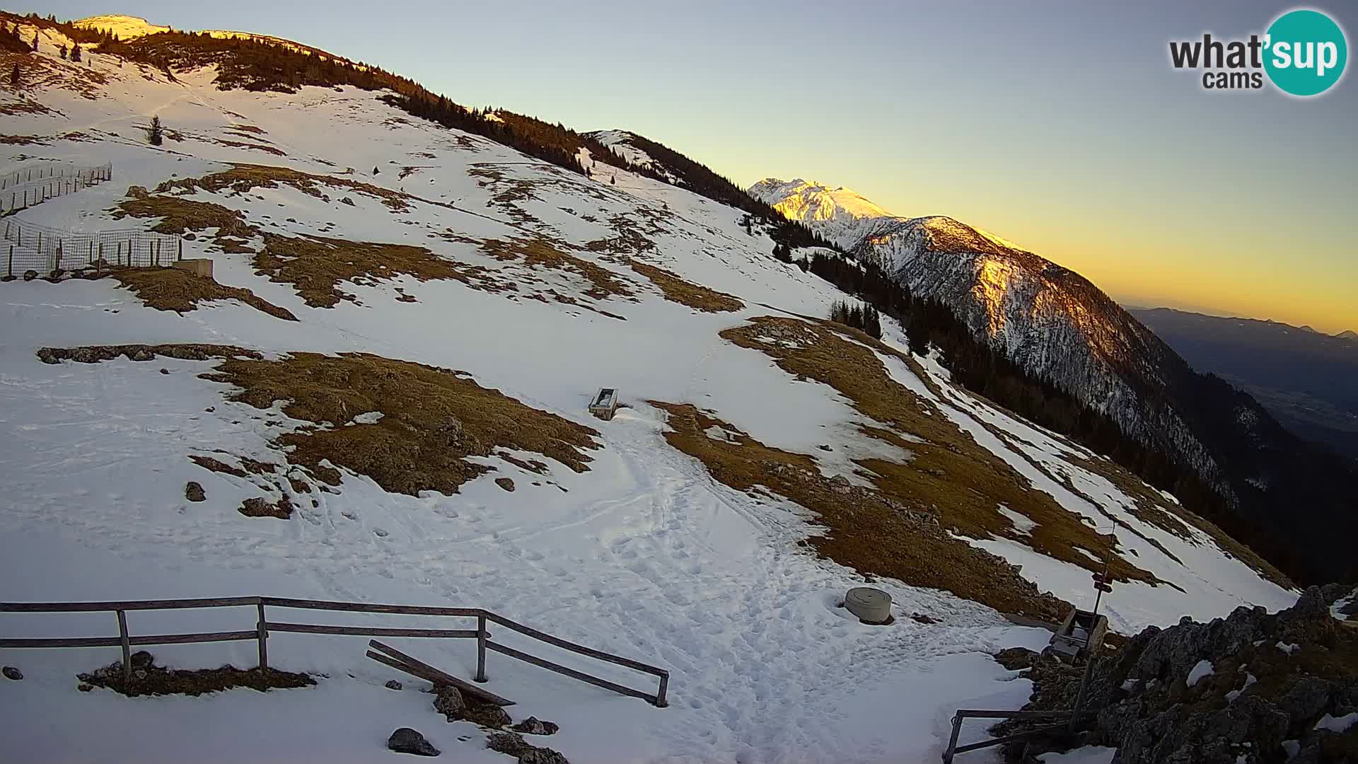 Struška nad Jesenicami Live webcam planina Svečica (Belška planina) – Karavanke – Slovénie