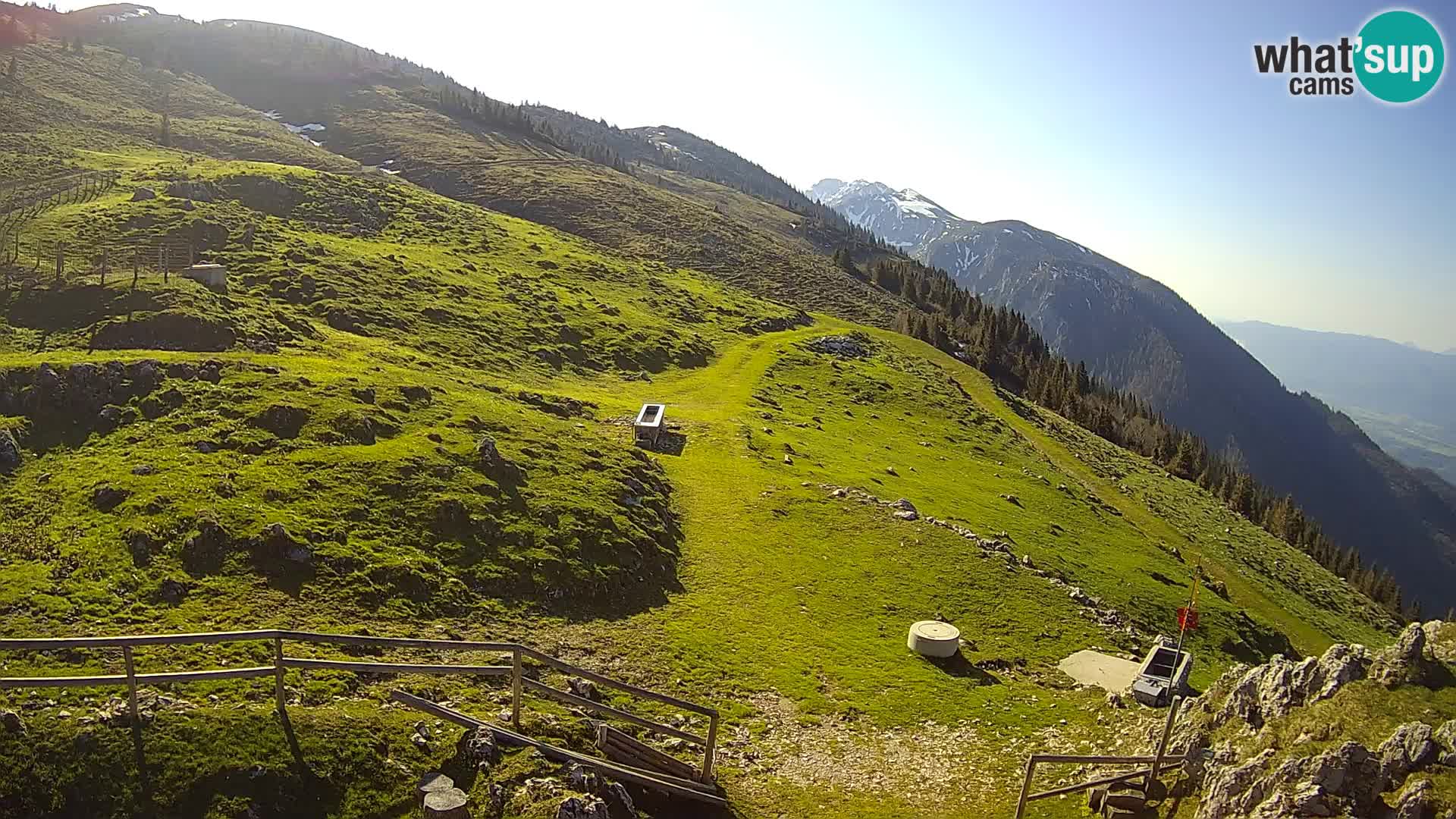 Struška nad Jesenicami Live webcam planina Svečica (Belška planina) – Karavanke – Slovenia