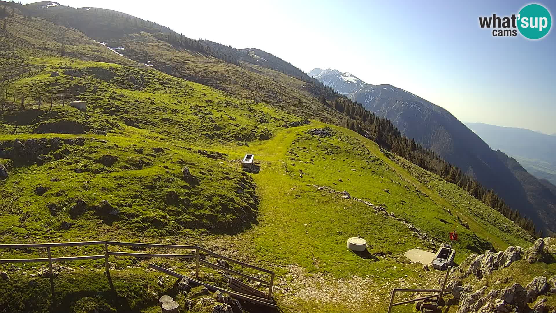 Struška nad Jesenicami Live webcam planina Svečica (Belška planina) – Karavanke – Slovenia