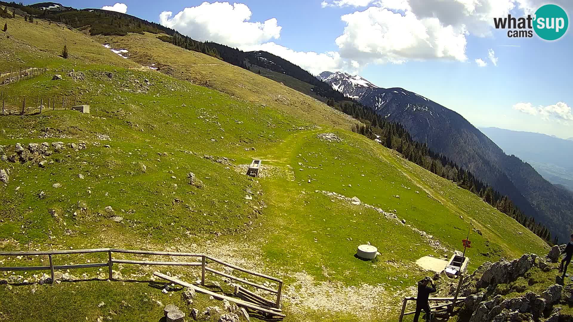 Struška nad Jesenicami spletna kamera planina Svečica (Belška planina) – Karavanke