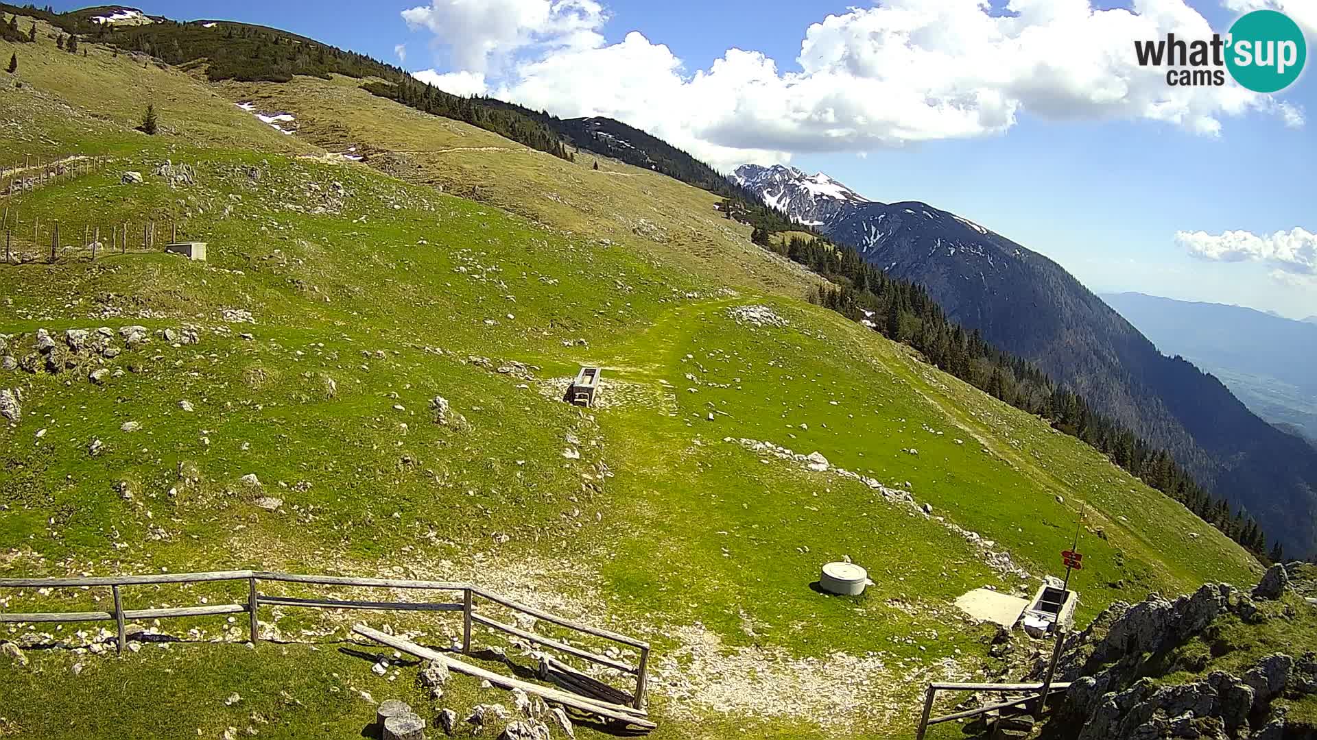 Struška nad Jesenicami Live webcam planina Svečica (Belška planina) – Karavanke – Slovénie