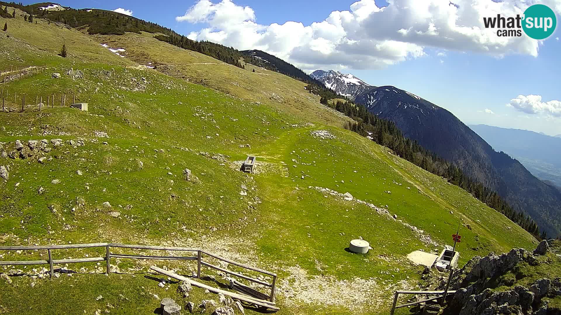 Struška nad Jesenicami web kamera planina Svečica (Belška planina) – Karavanke – Slovenija